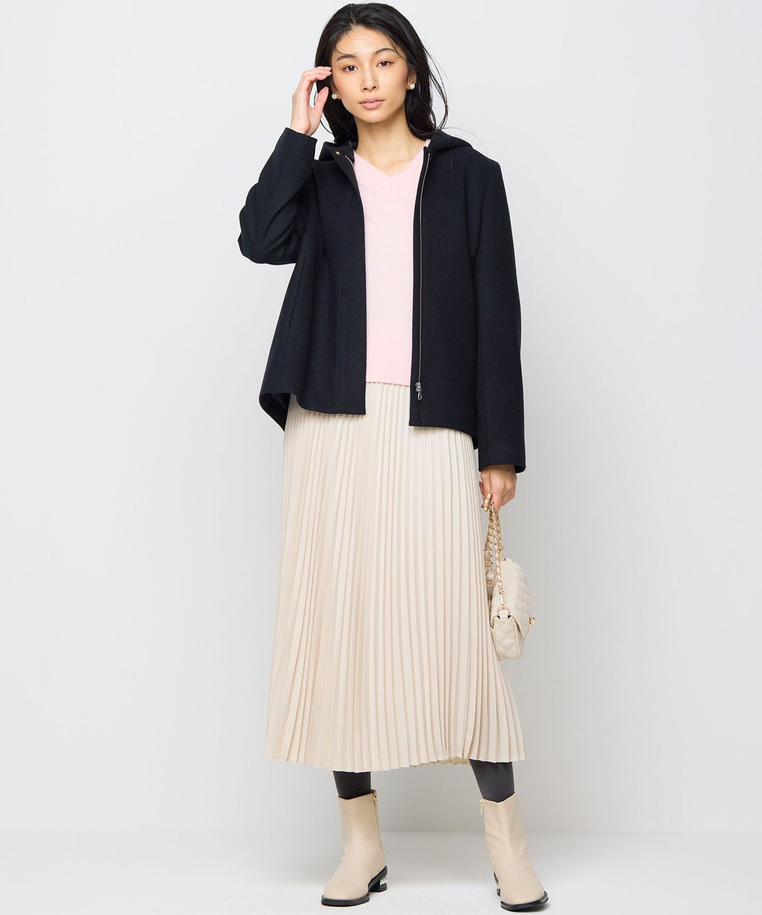 組曲｜【2WAY】ウールモッサ ショートコート | Rakuten Fashion(楽天