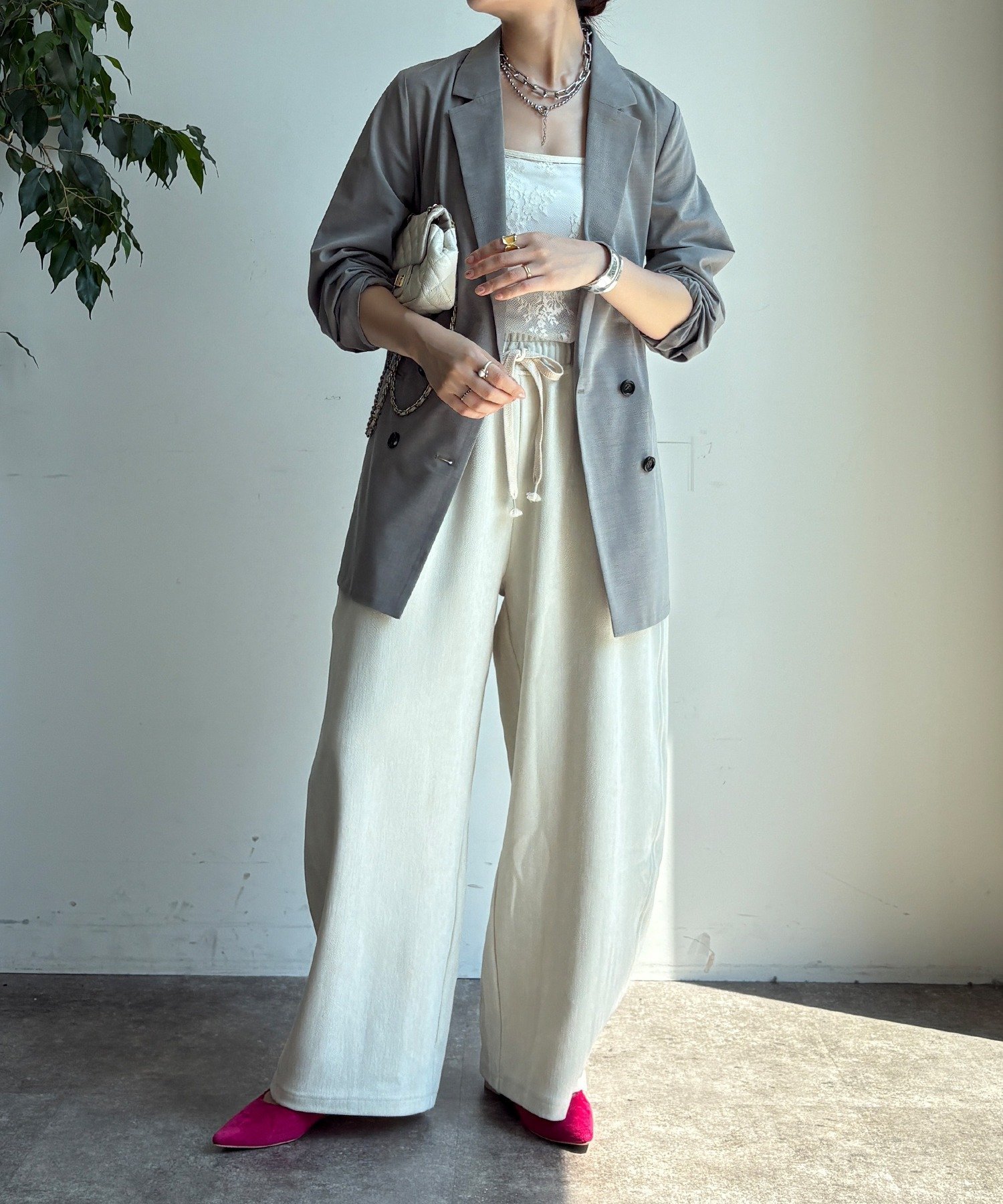 DOUDOU｜【新色追加】スカラレースキャミ | Rakuten Fashion(楽天