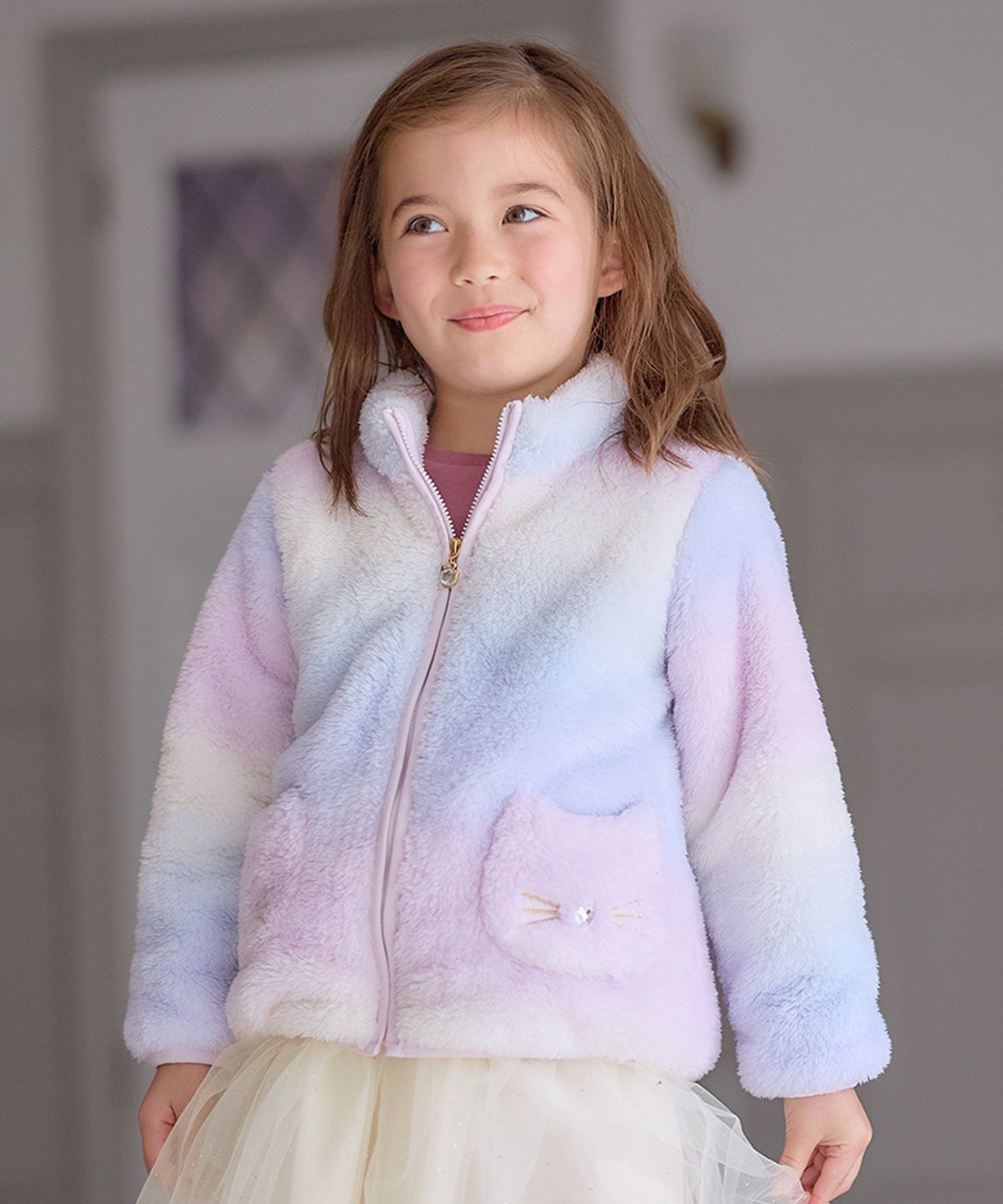 ANY｜ネコポケットボアブルゾン | Rakuten Fashion(楽天ファッション