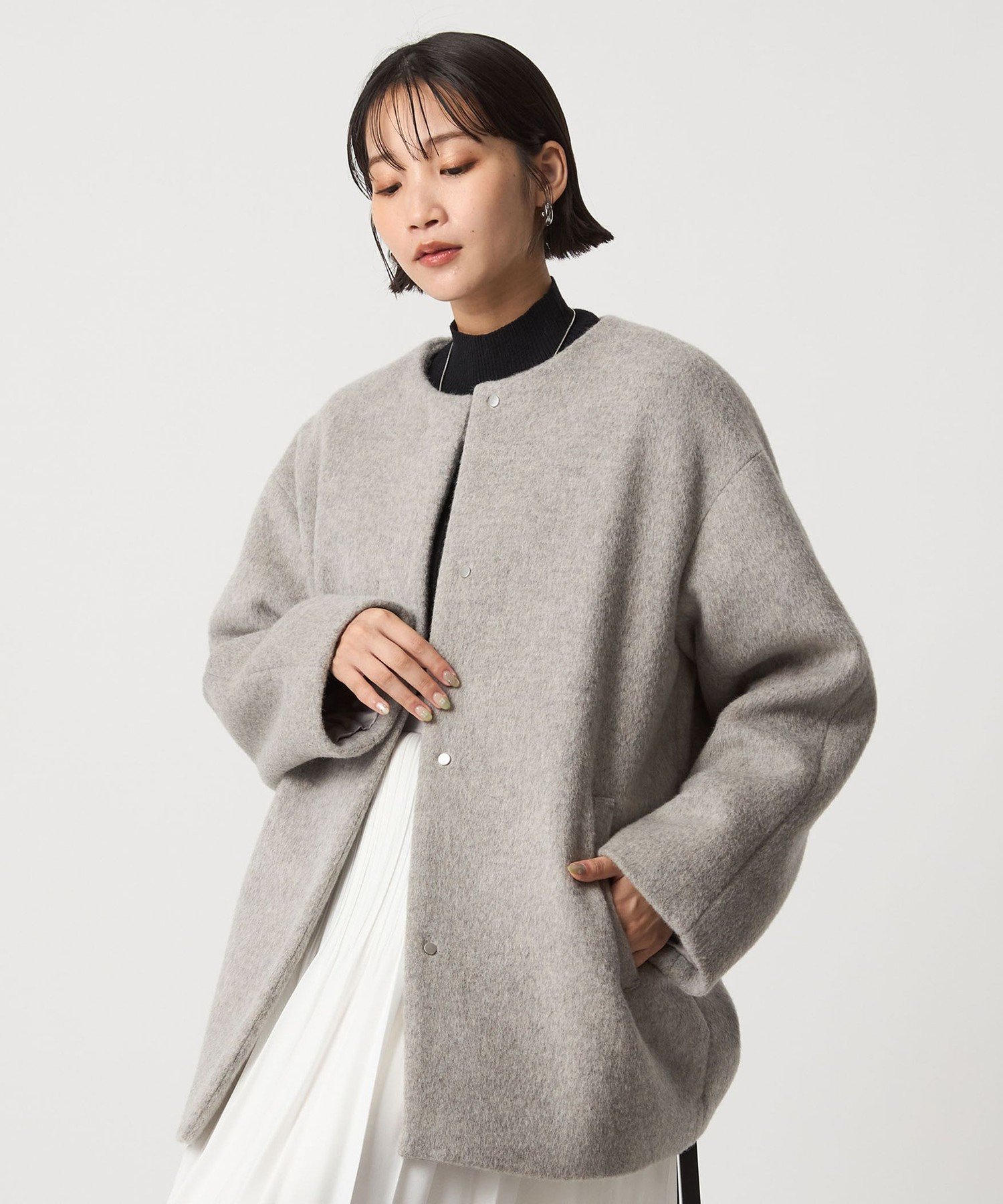 UNITED ARROWS green label relaxing｜[size SHORTあり]アンゴラ