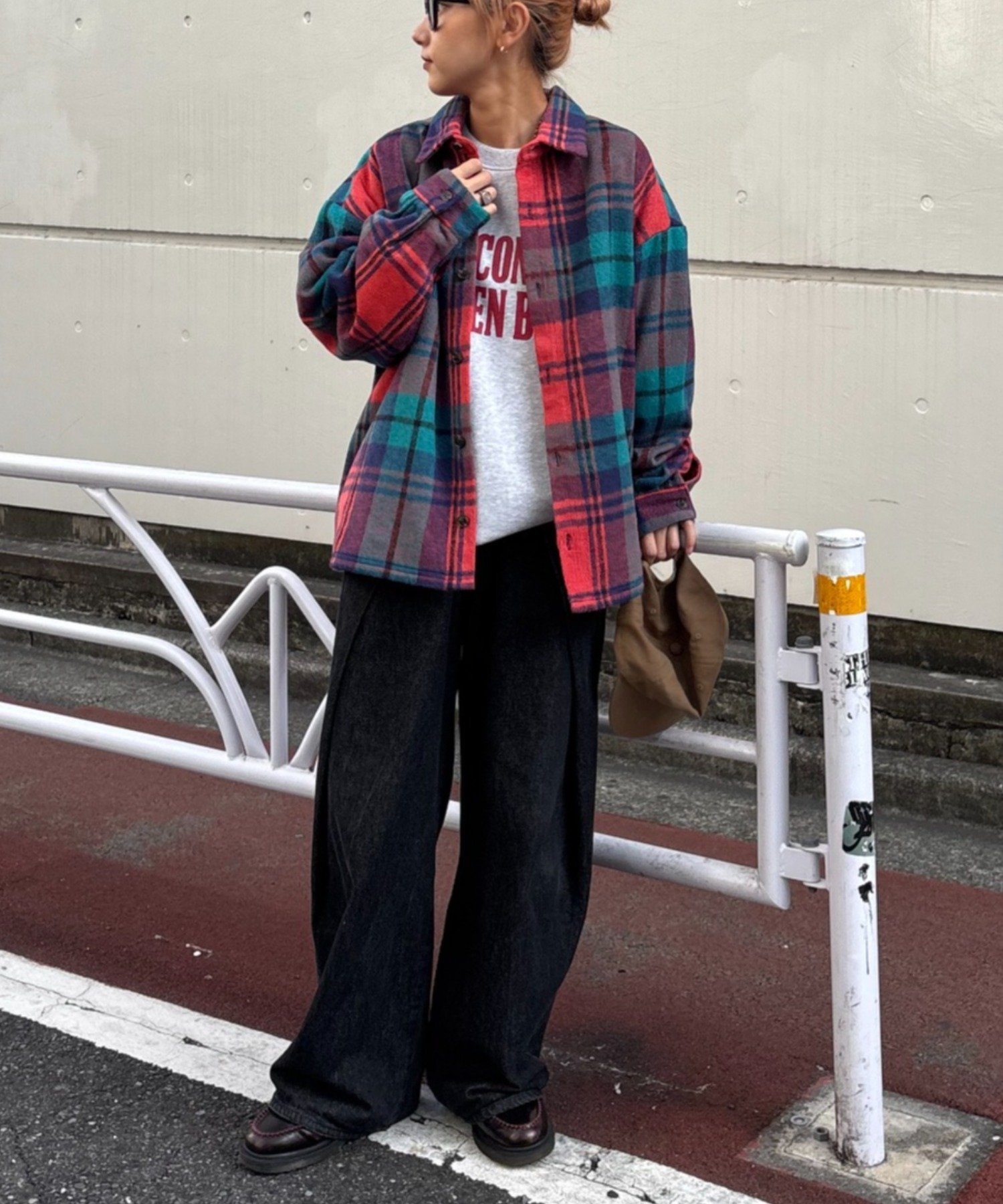 CIAOPANIC TYPY｜【DISCUS】シャギーチェックシャツジャケット