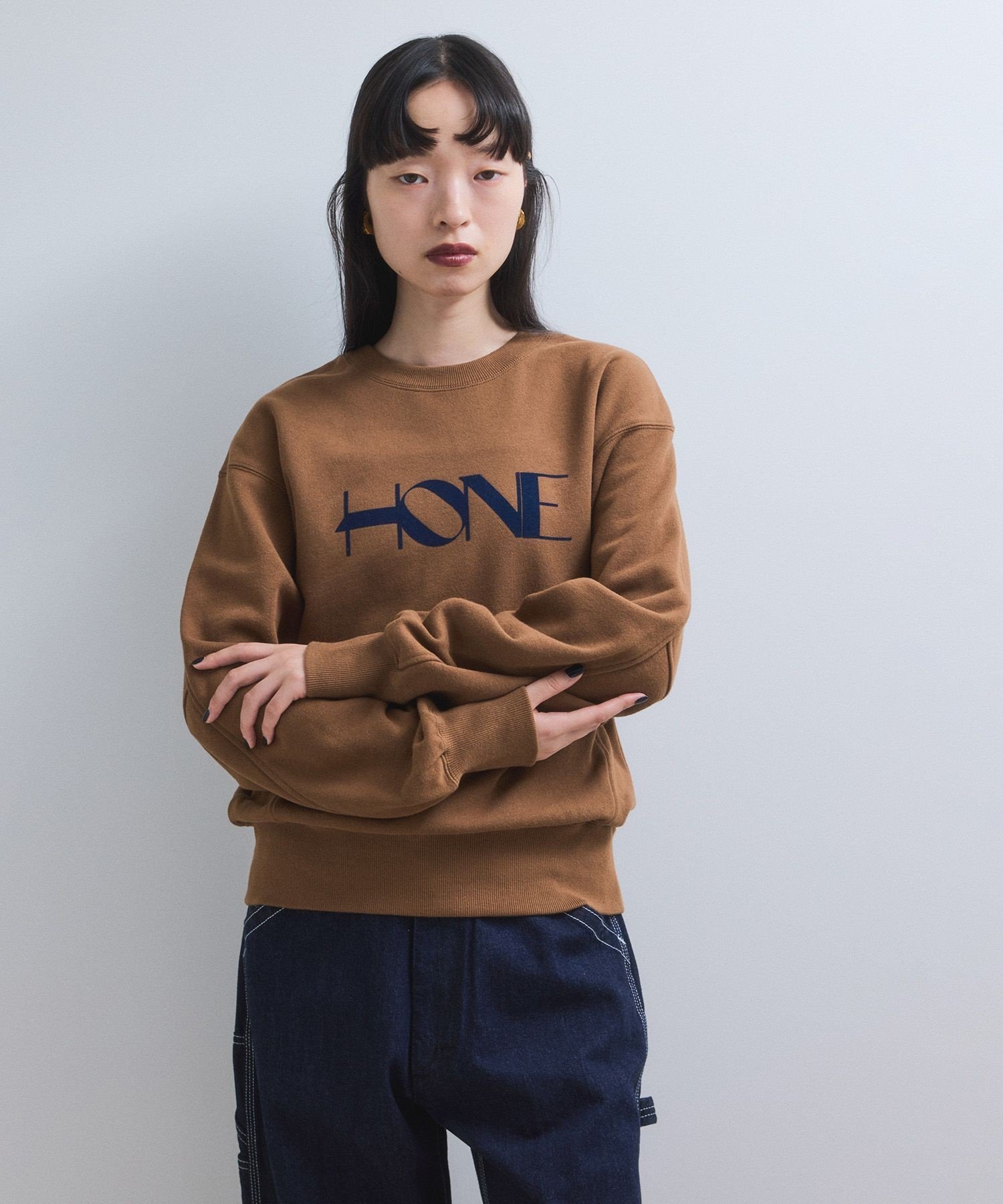 ADAM ET ROPE'｜【WEB限定】フロッキーロゴスウェット | Rakuten