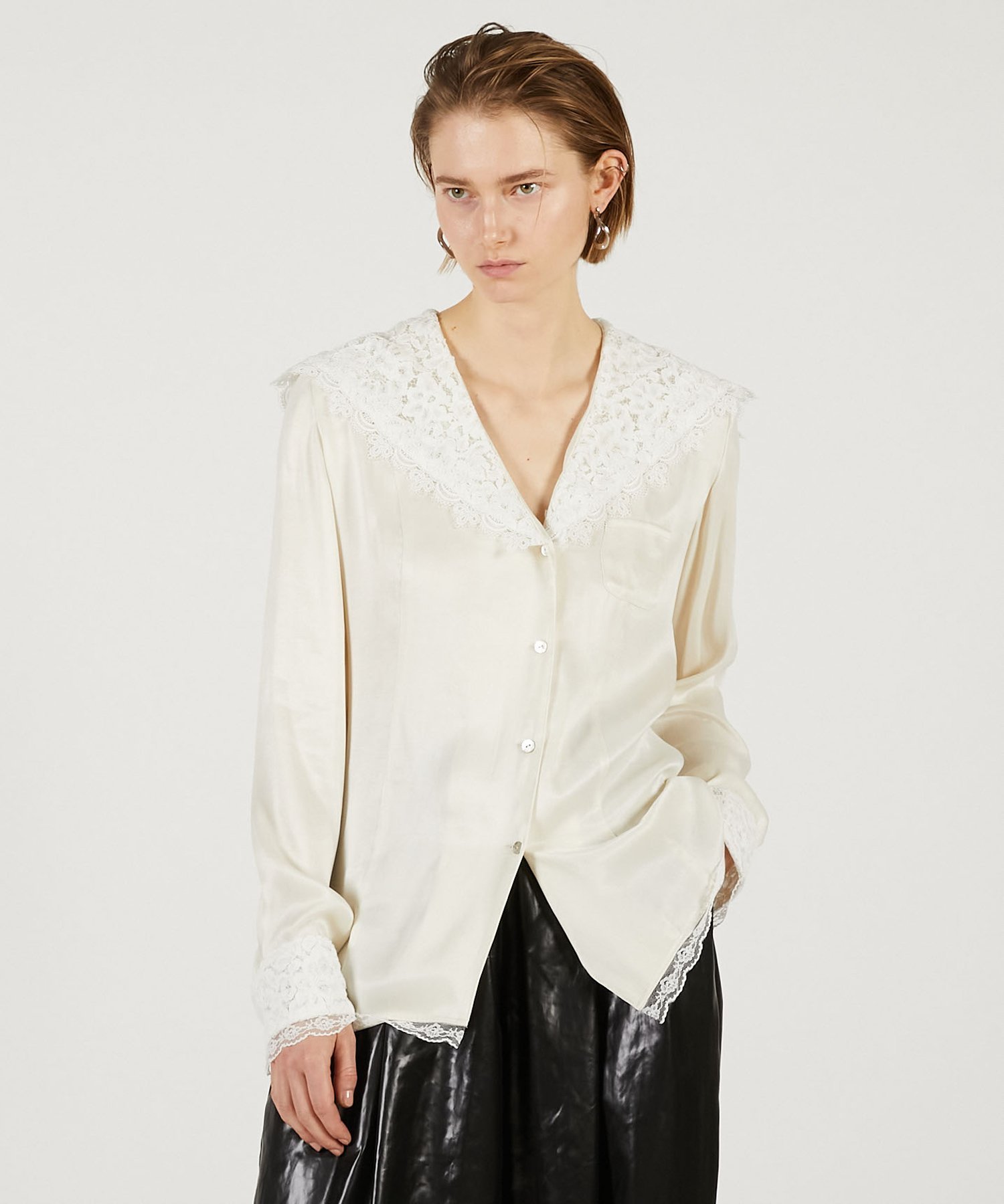 PRANK PROJECT｜レースカラーシャツ / Lace Collar Shirt | Rakuten