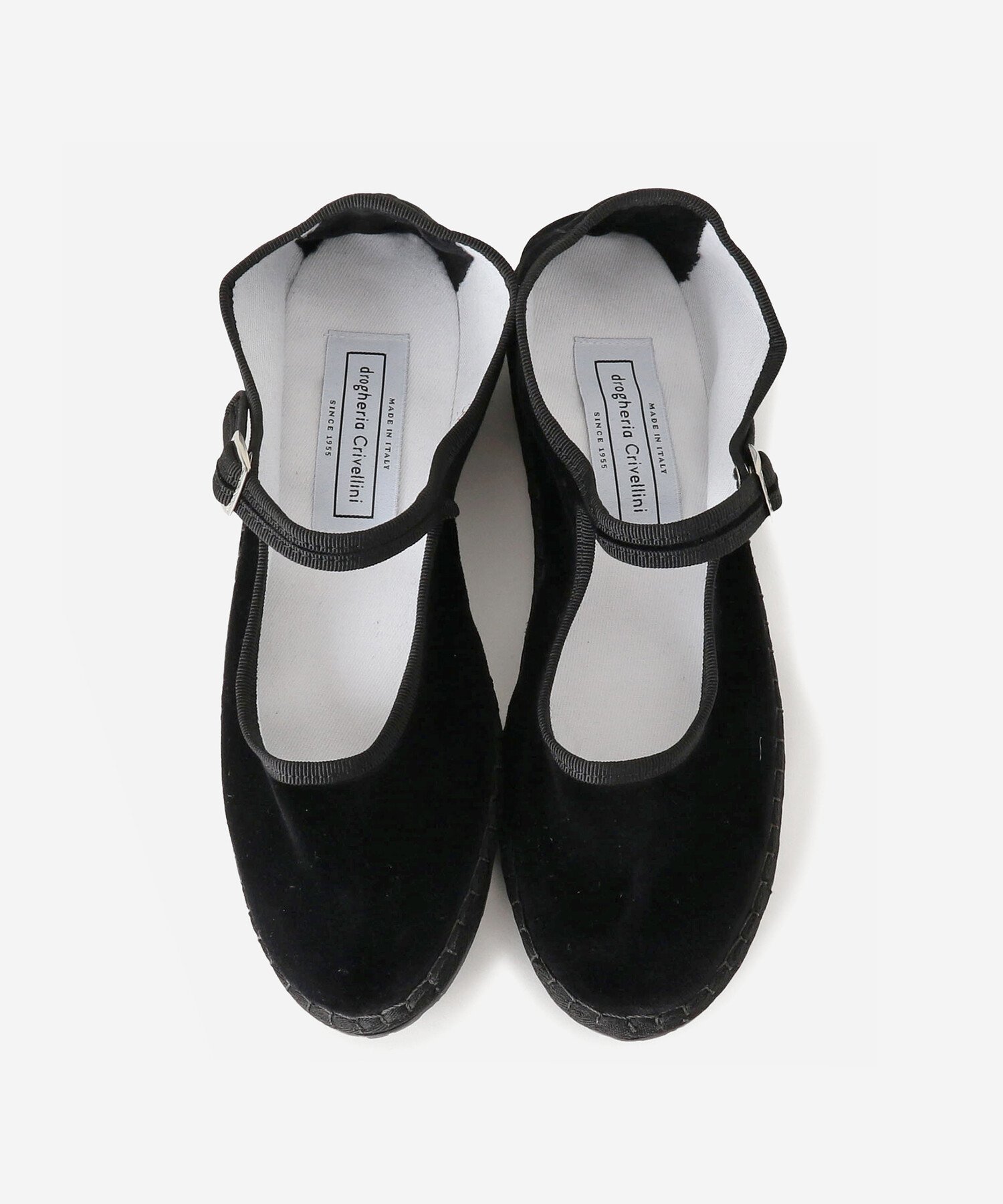 Bshop｜drogheria Crivellini | ベルベット ストラップシューズ WOMEN