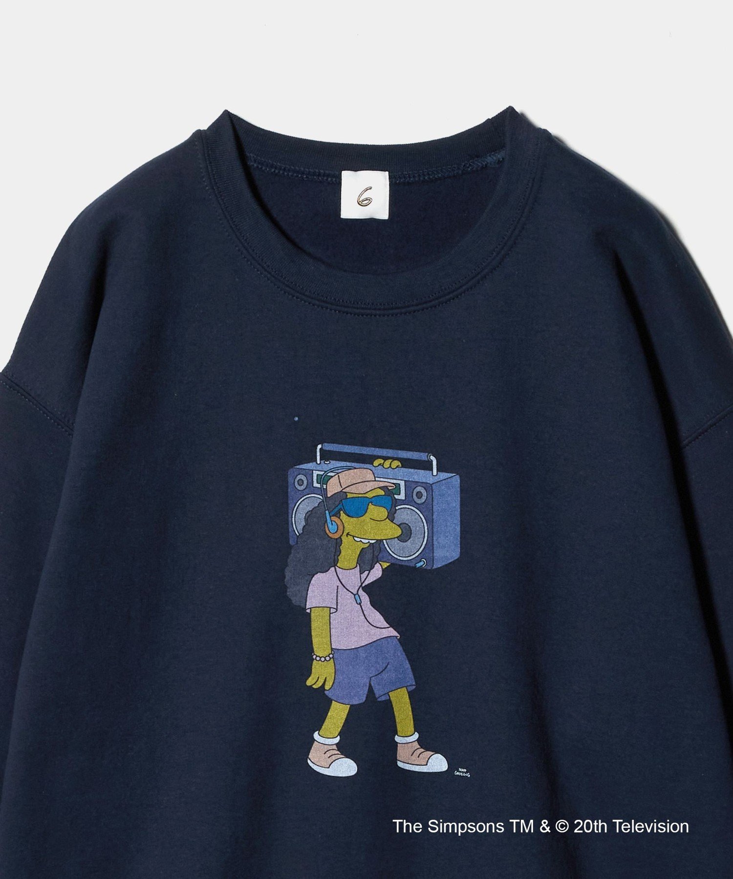roku シンプソンズ スウェット S BEAUTY&YOUTH UNITED ARROWS｜<6(ROKU)>The Simpsons Bart/スウェット