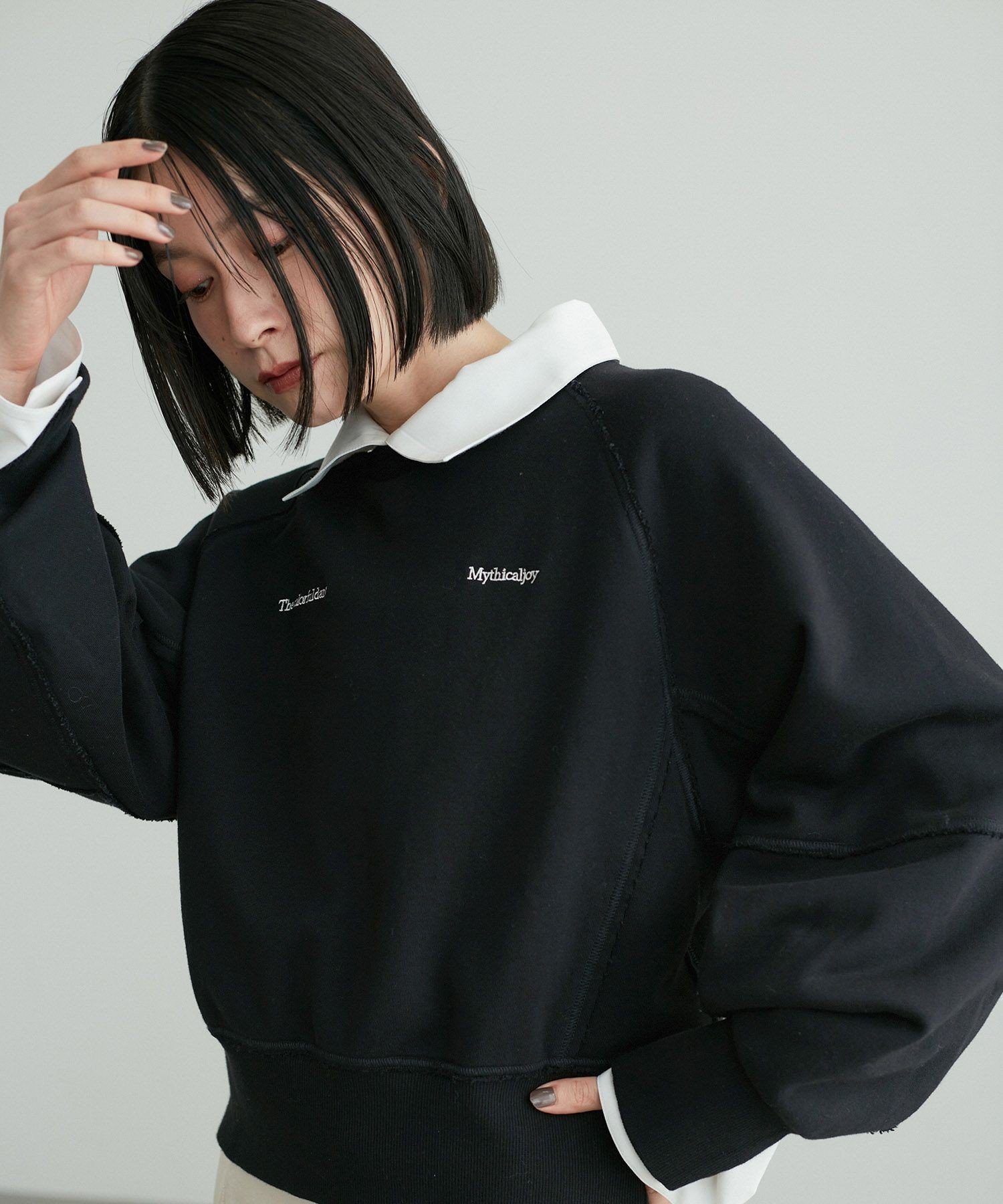 ADAM ET ROPE'｜スリットリブスウェット | Rakuten Fashion(楽天