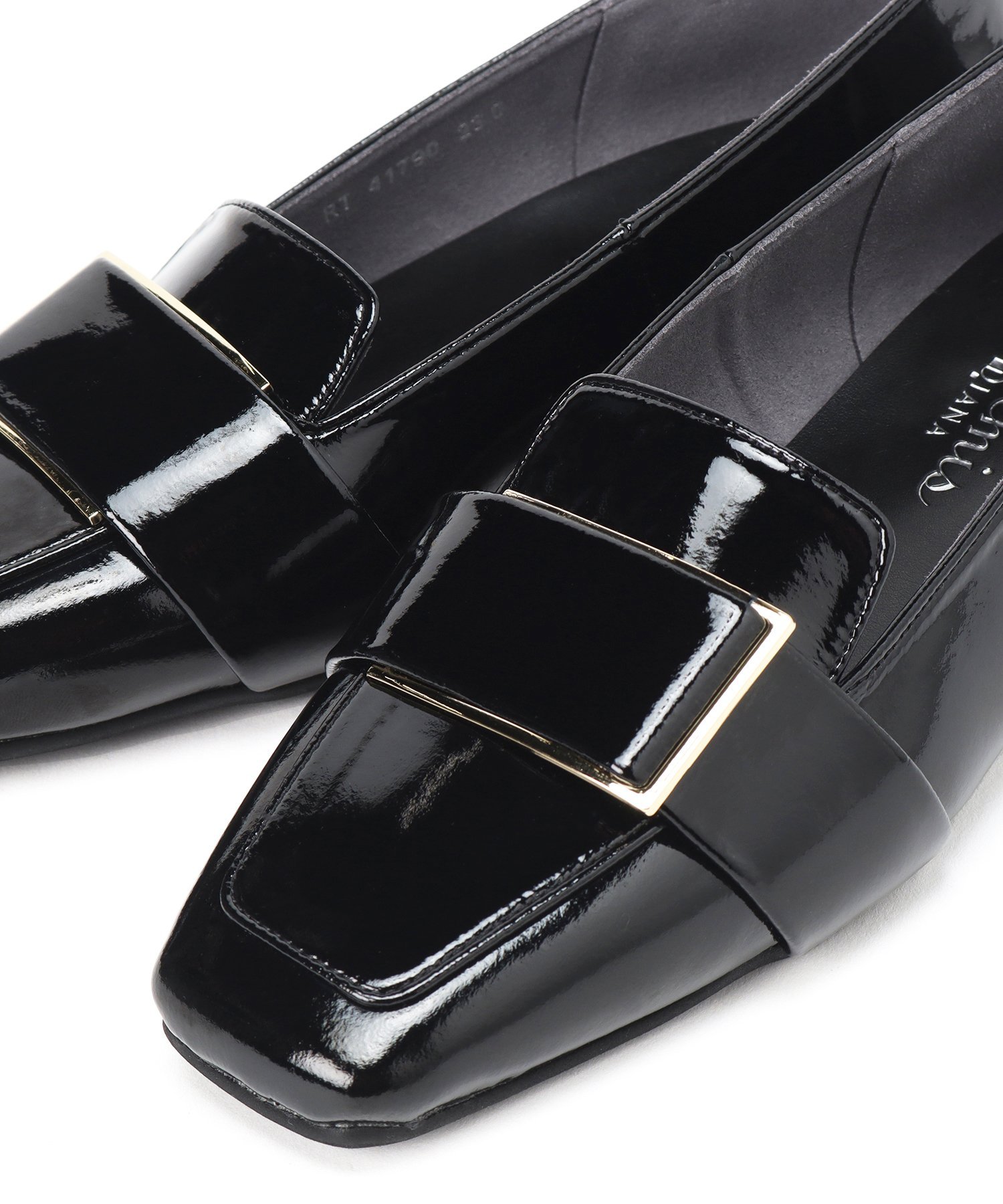 artemis by DIANA｜スクエアトゥ メタルバックルローファー | Rakuten