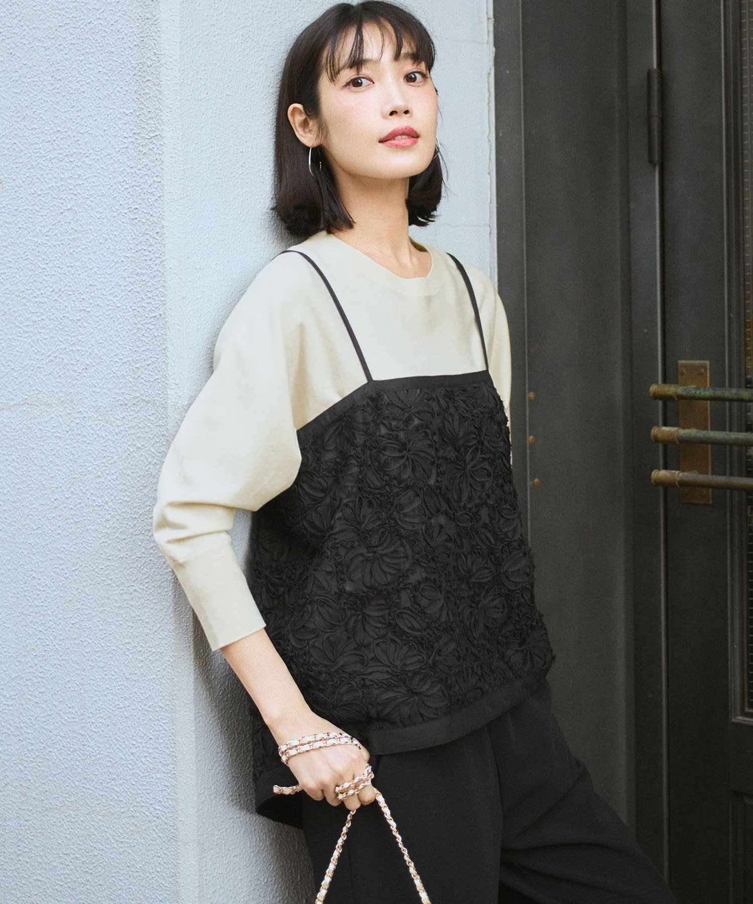 23区｜リボンエンブロイダリー キャミソール | Rakuten Fashion(楽天