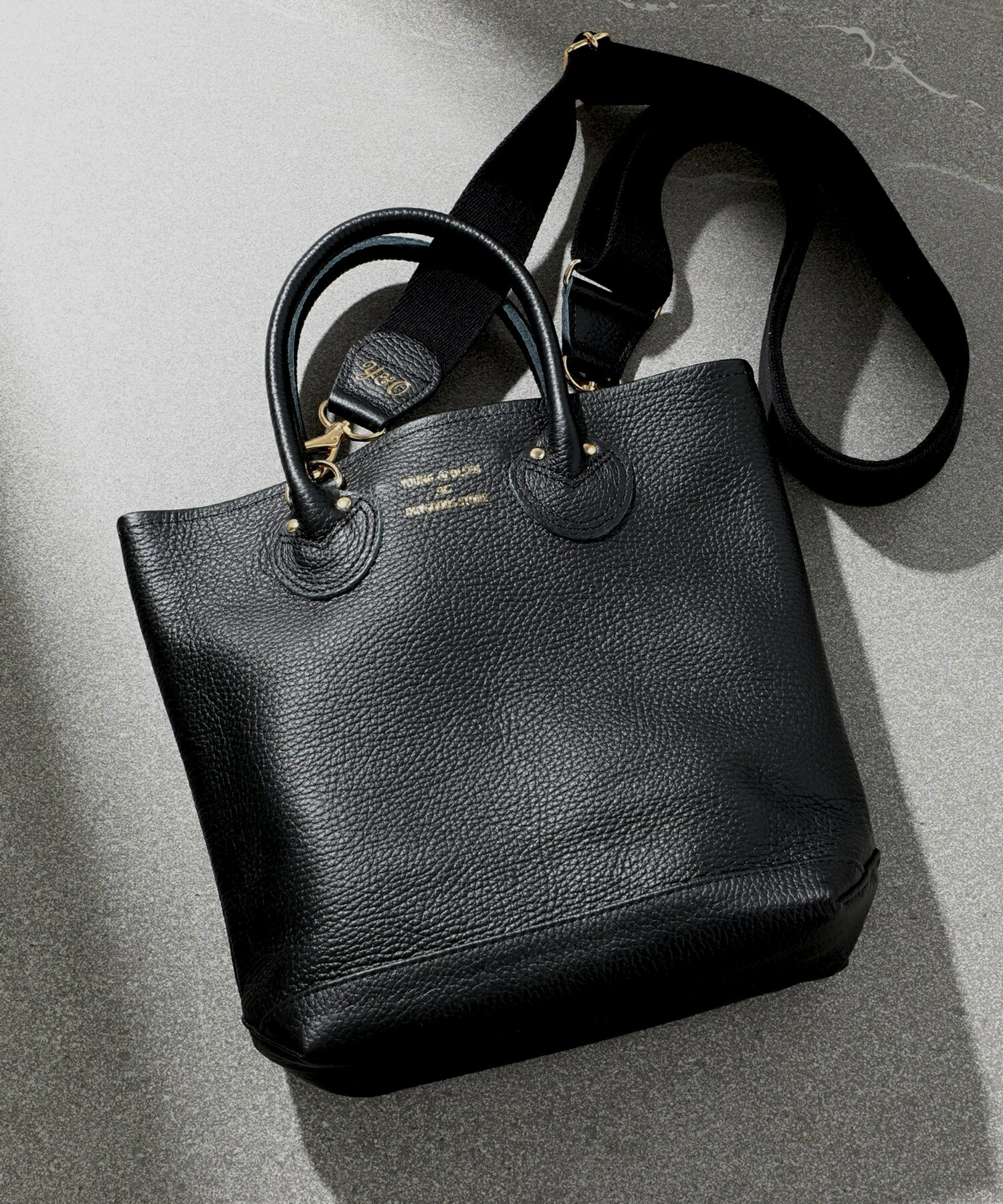 SETUP7｜YOUNG&OLSEN/EMBOSSED LEATHER HAVERSACK S トートバッグ