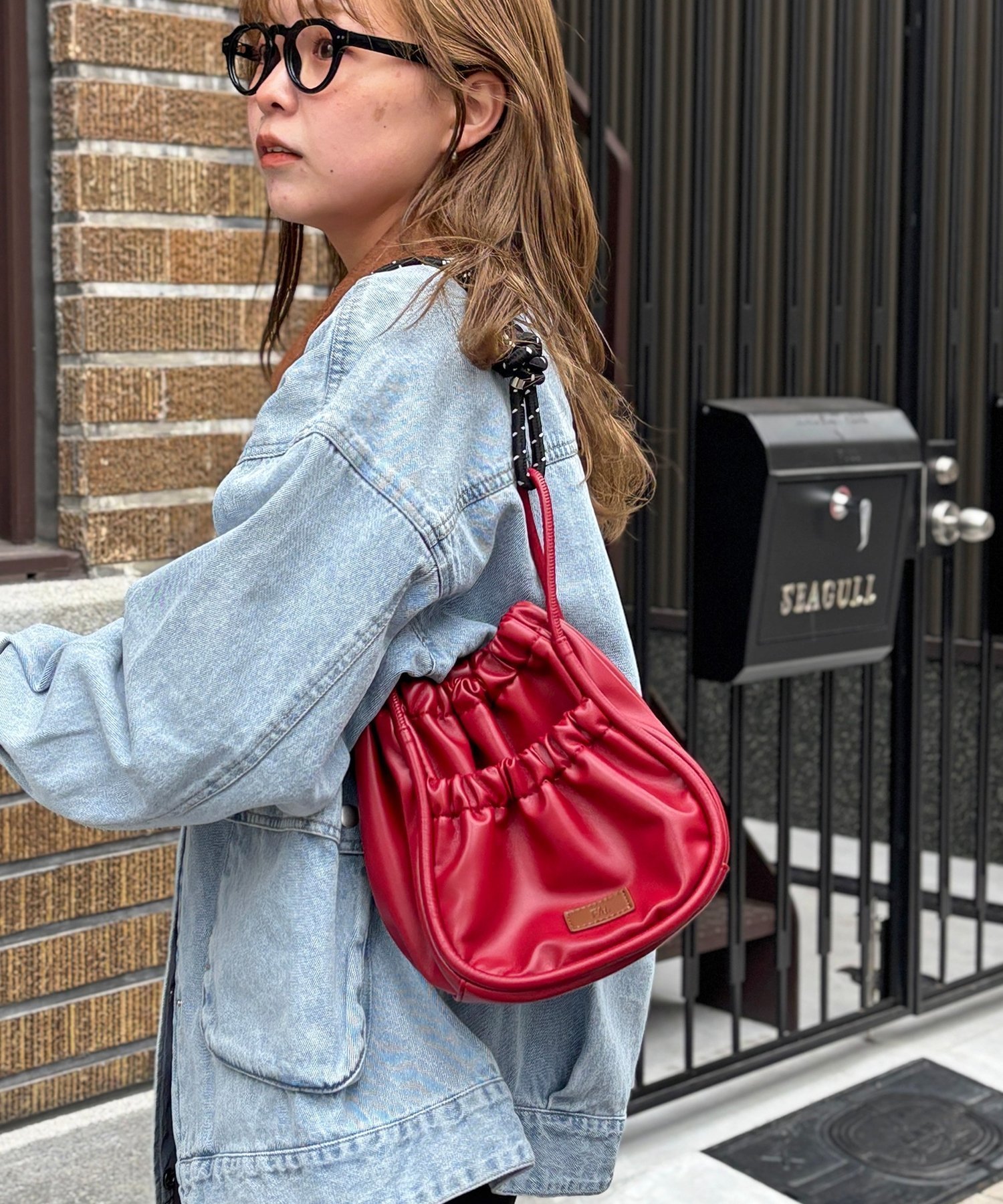 CPCM｜【FUKA's企画】PUパラコードギャザーミニショルダーバッグ