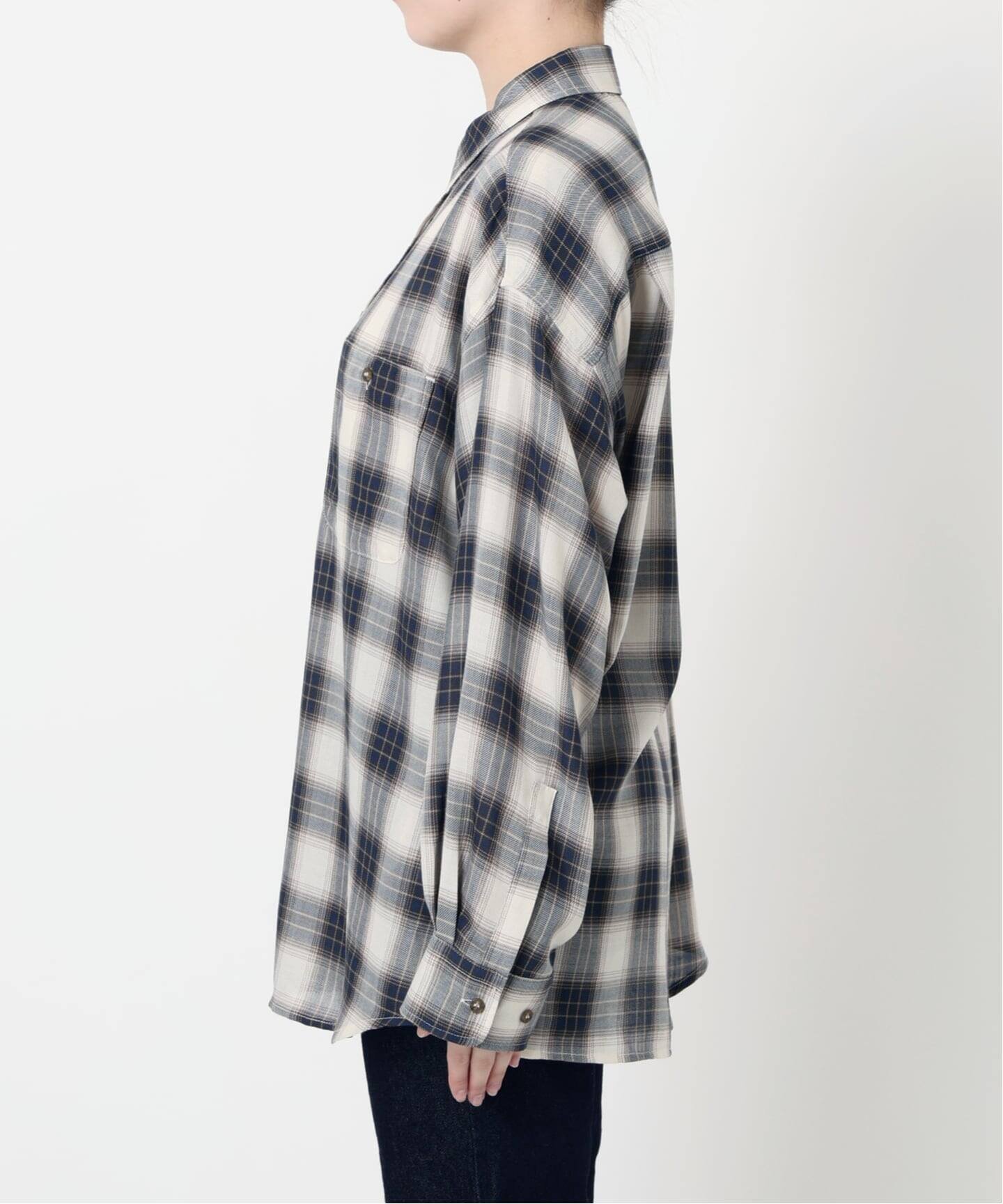 SLOBE IENA｜ビエラチェックルーズシャツ | Rakuten Fashion(楽天