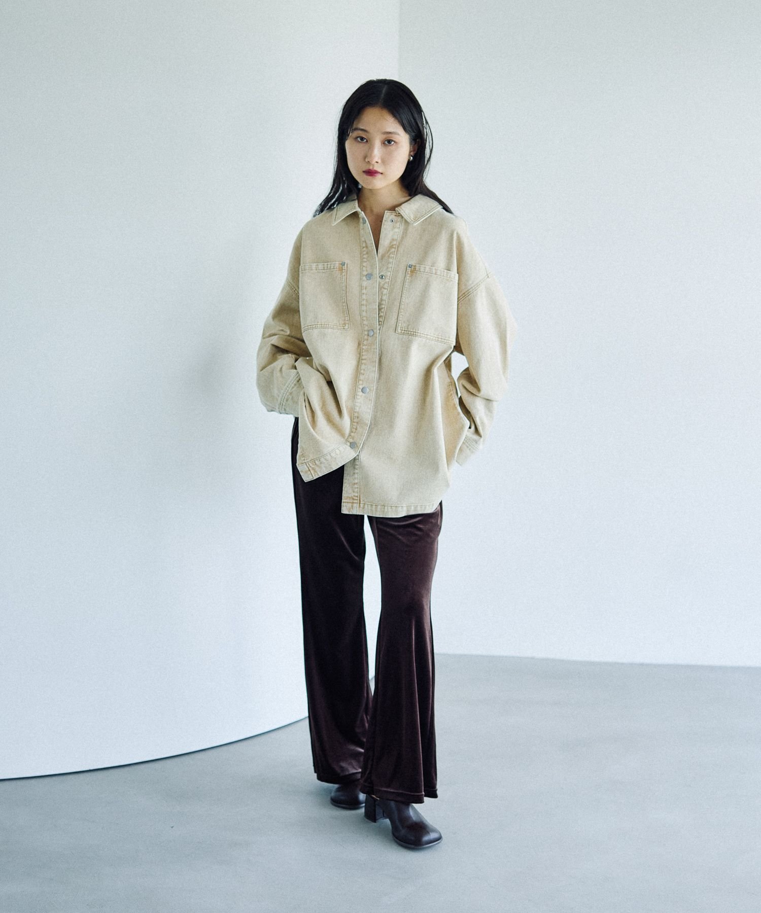 LEPSIM｜フリンジパッチ/BIGデニムシャツ | Rakuten Fashion(楽天