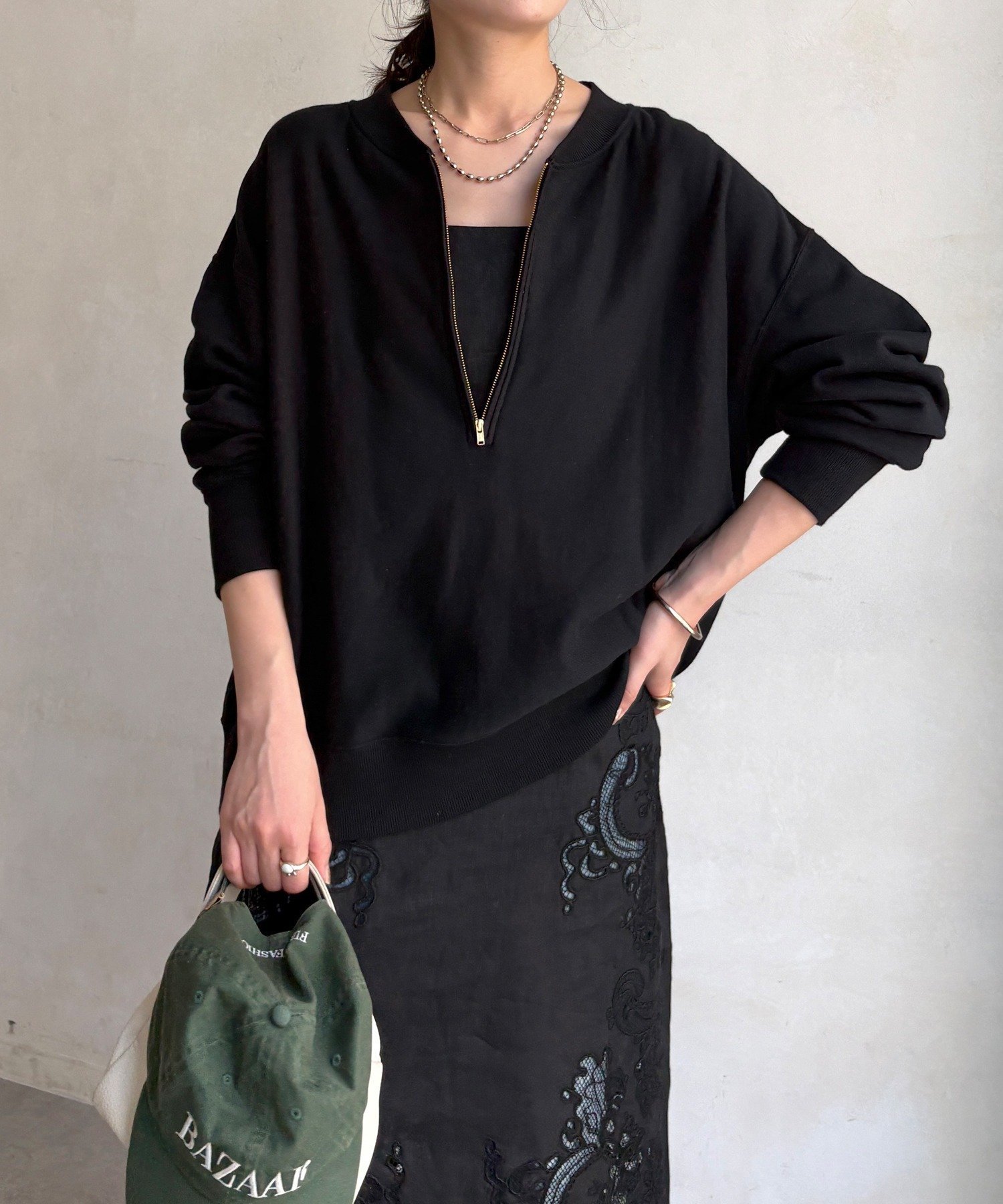 DOUDOU｜【新色追加】【インフルエンサー OKOCHI企画】ハーフジップ