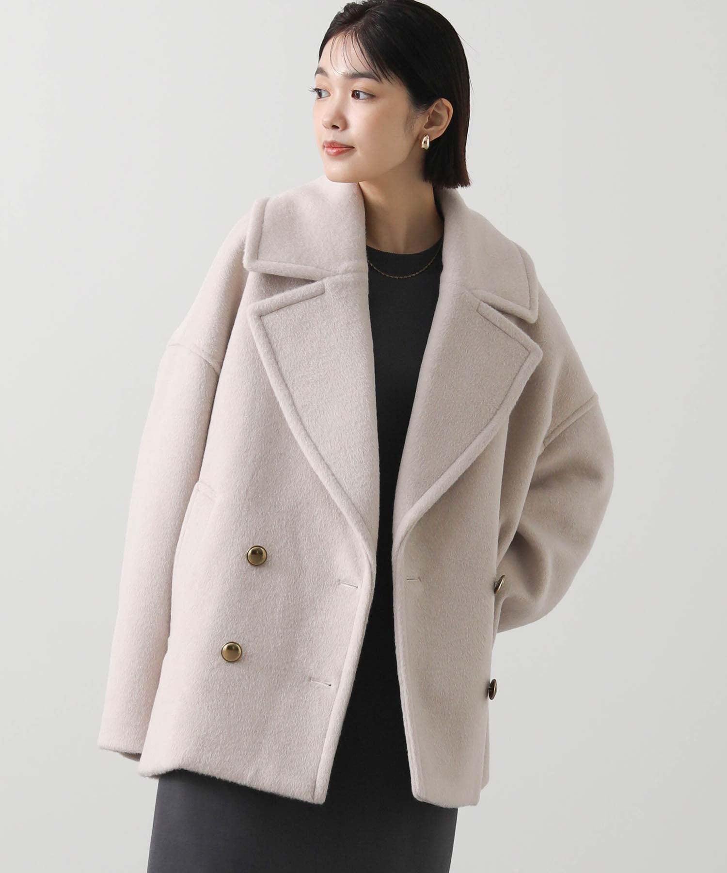 Gready Brilliant｜Gready Brilliant/(W)3_ビーバー大衿Pコート