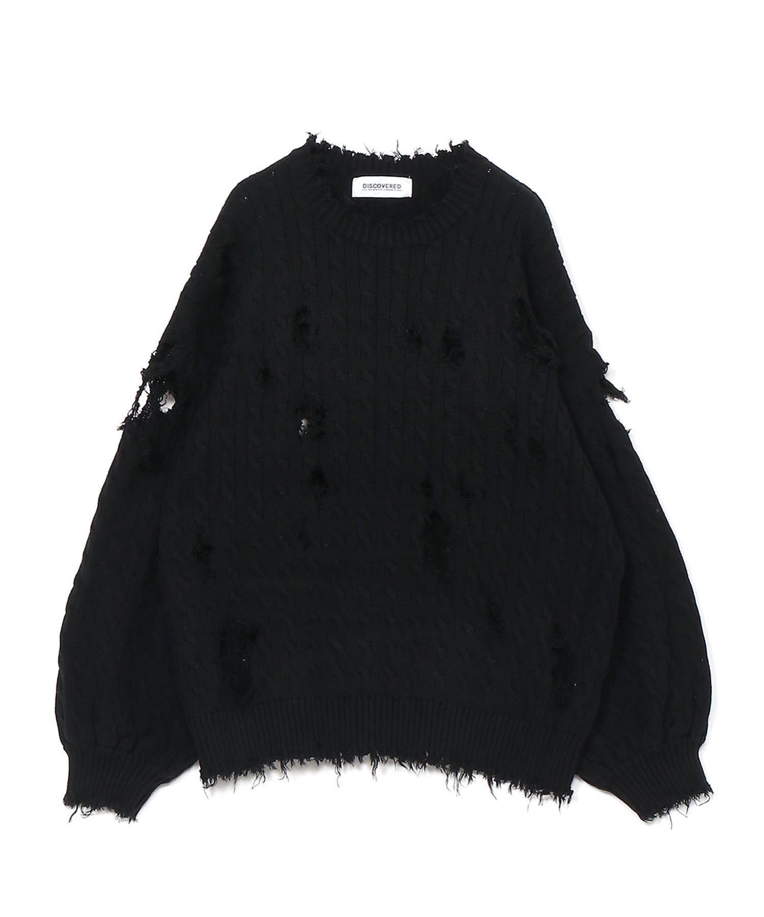 DISCOVERED｜DISCOVERED/(U)CABLE DAMAGE KNIT | Rakuten Fashion(楽天