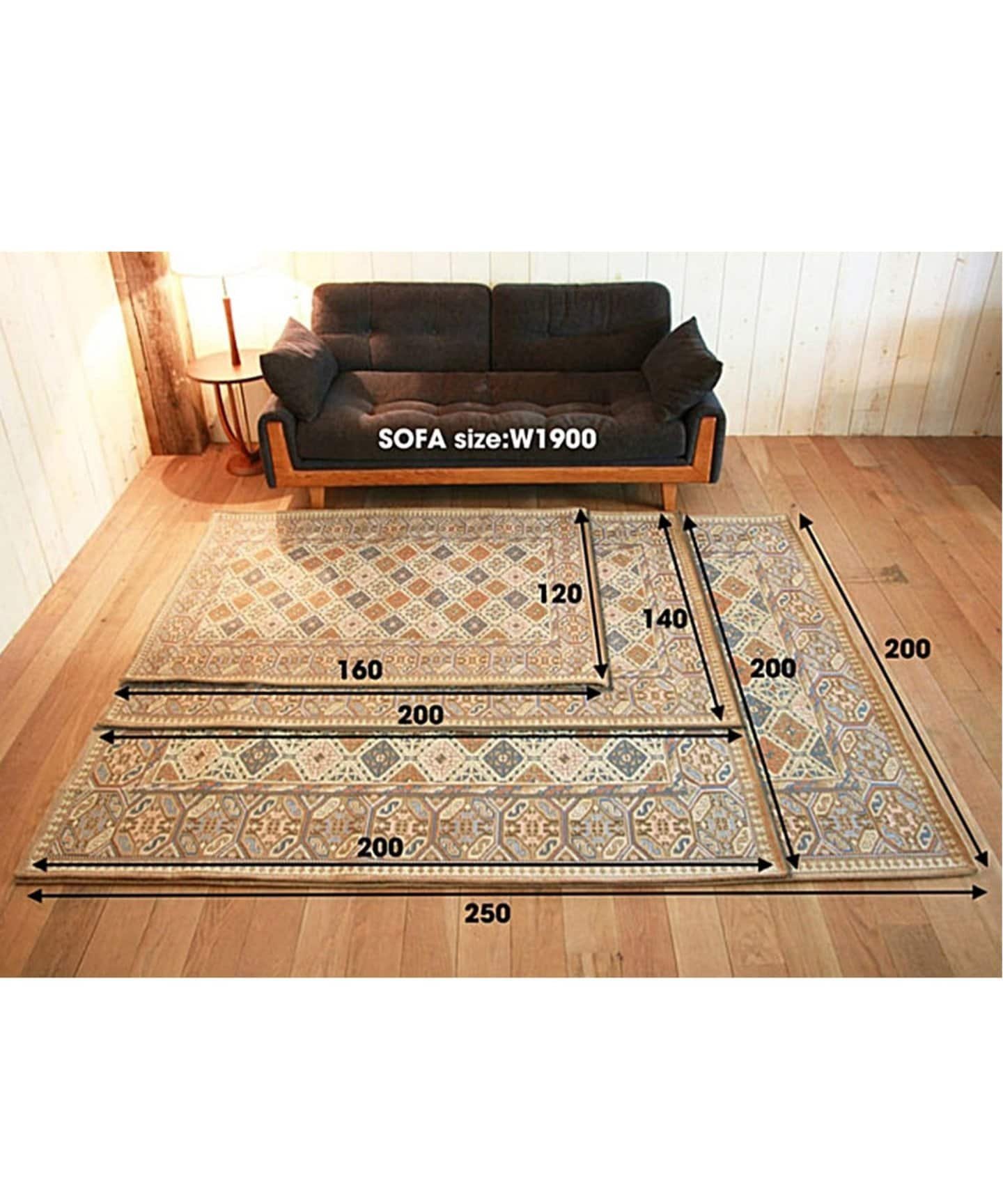 journal standard Furniture｜PO RUG 133*200 ラグ | Rakuten Fashion