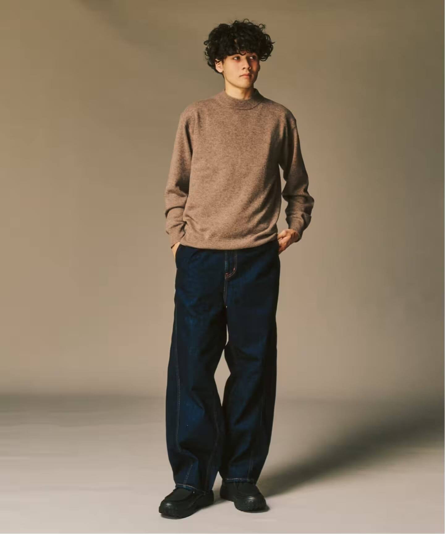 417 EDIFICE｜カシミヤブレンド モックネックニット | Rakuten Fashion