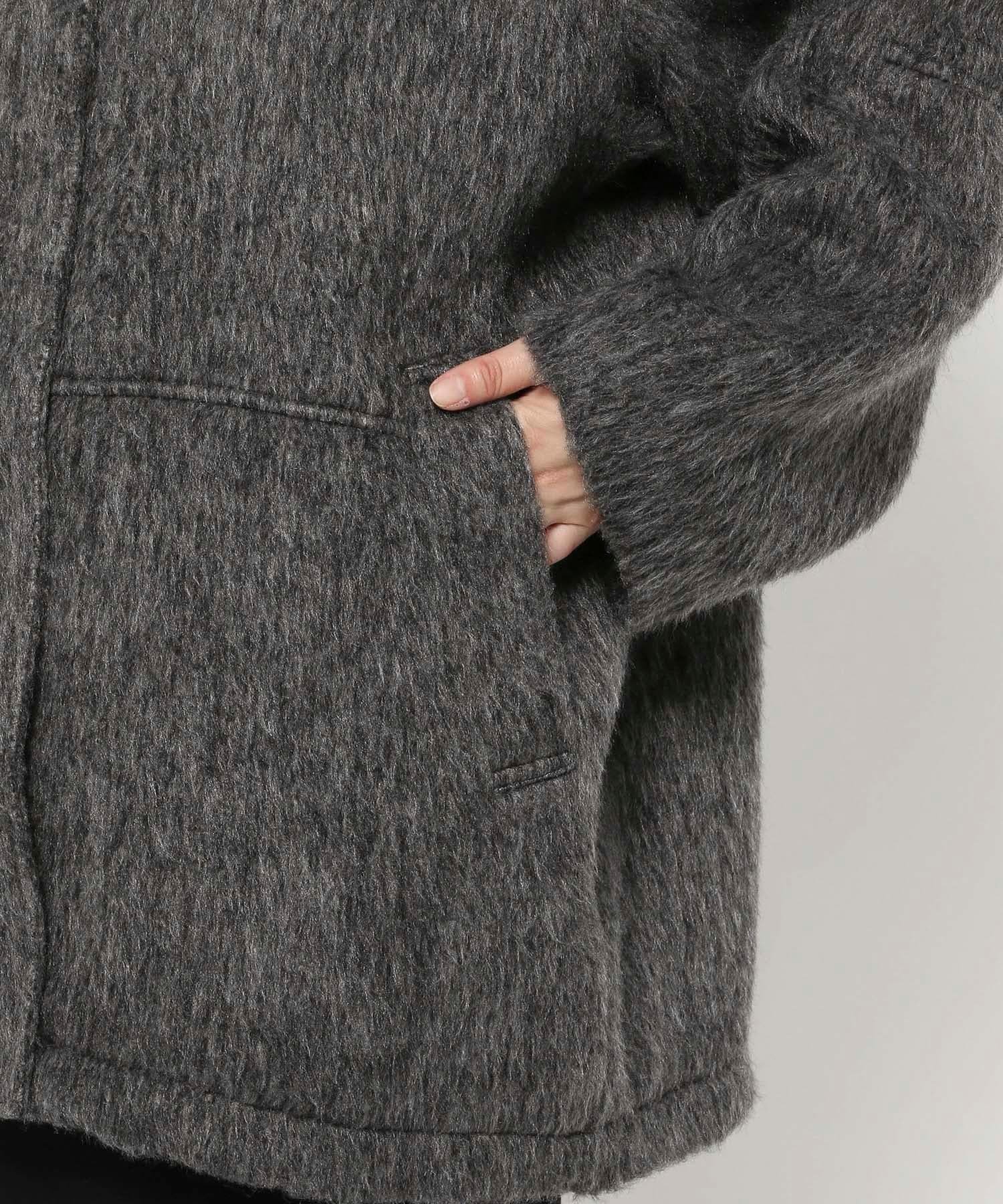 LOWRYS FARM｜シャギースタンドコート | Rakuten Fashion(楽天