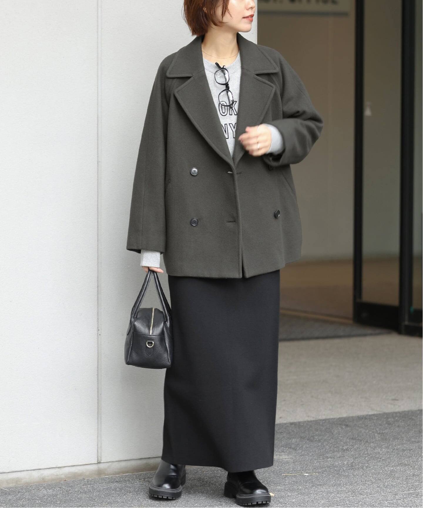 JOURNAL STANDARD relume｜《WEB限定追加》尾州ウールショートPコート