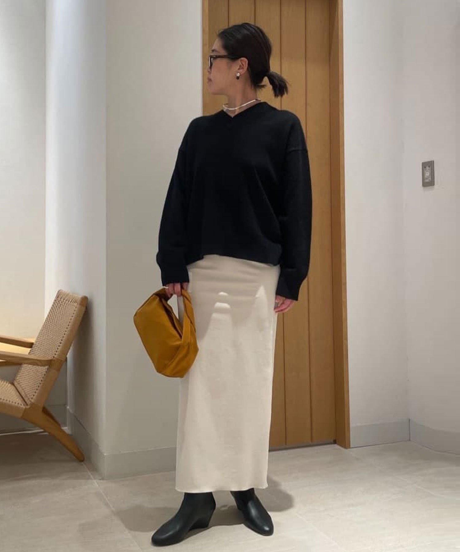 GALLARDAGALANTE｜【3サイズ展開】ストレッチマキシタイトスカート2