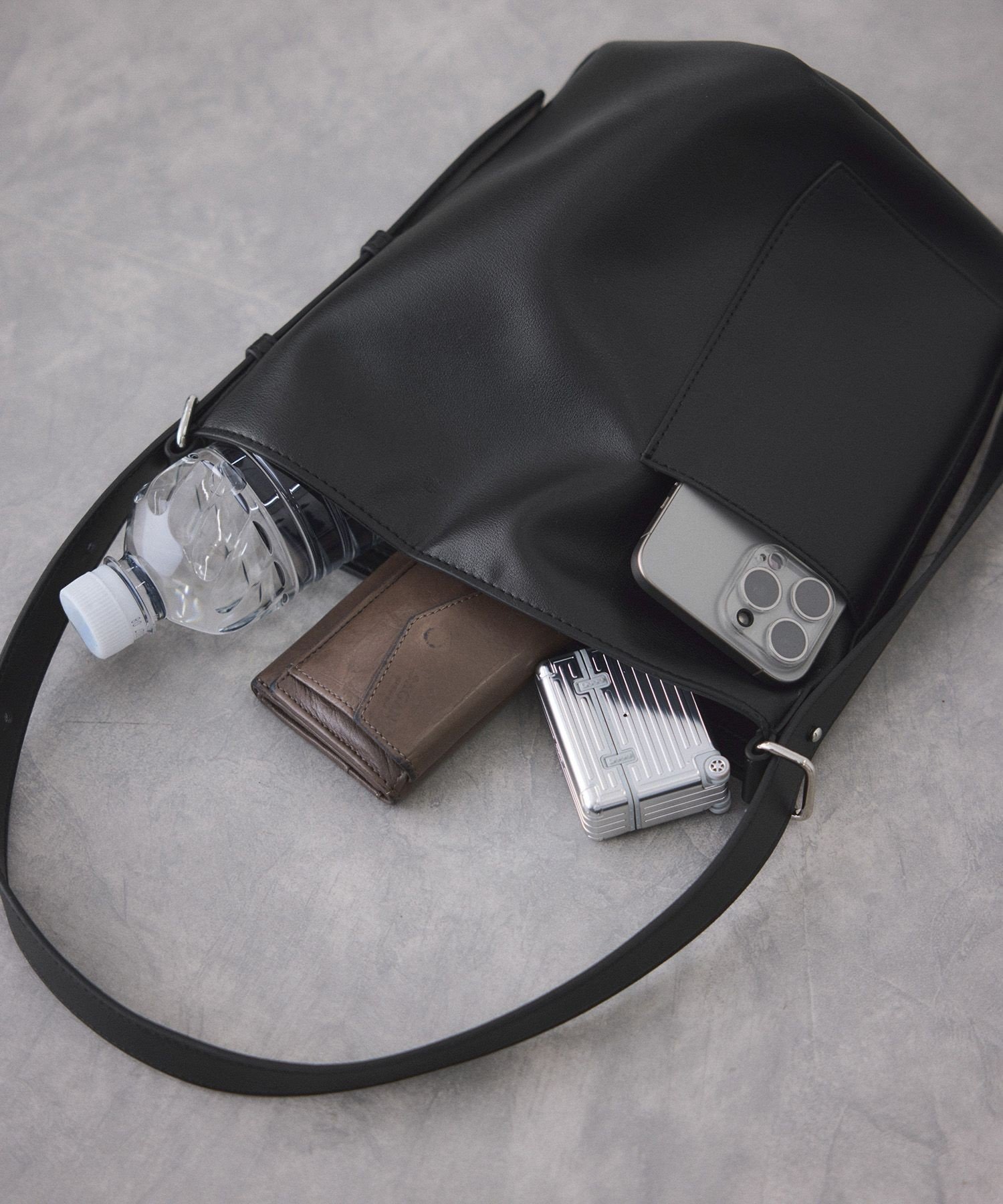 ADAM ET ROPE'｜スプリットレザーワンショルダー2WAYミニバッグ