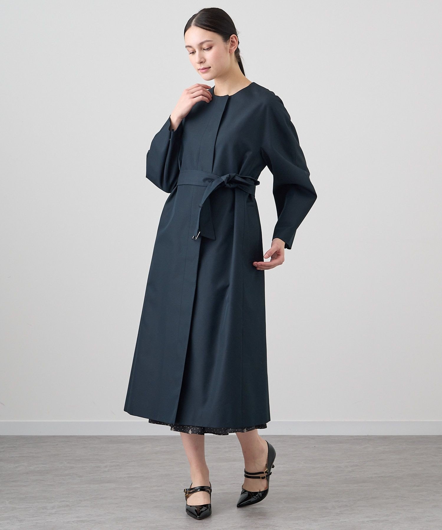 ANAYI｜撥水ツイルノーカラーコート | Rakuten Fashion(楽天