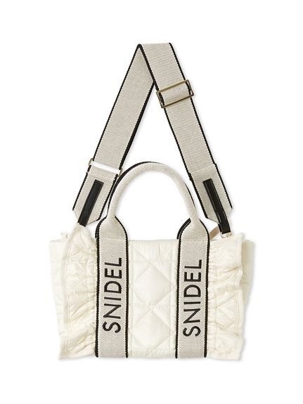 SNIDEL｜フリルキルティングロゴバッグ | Rakuten Fashion(楽天