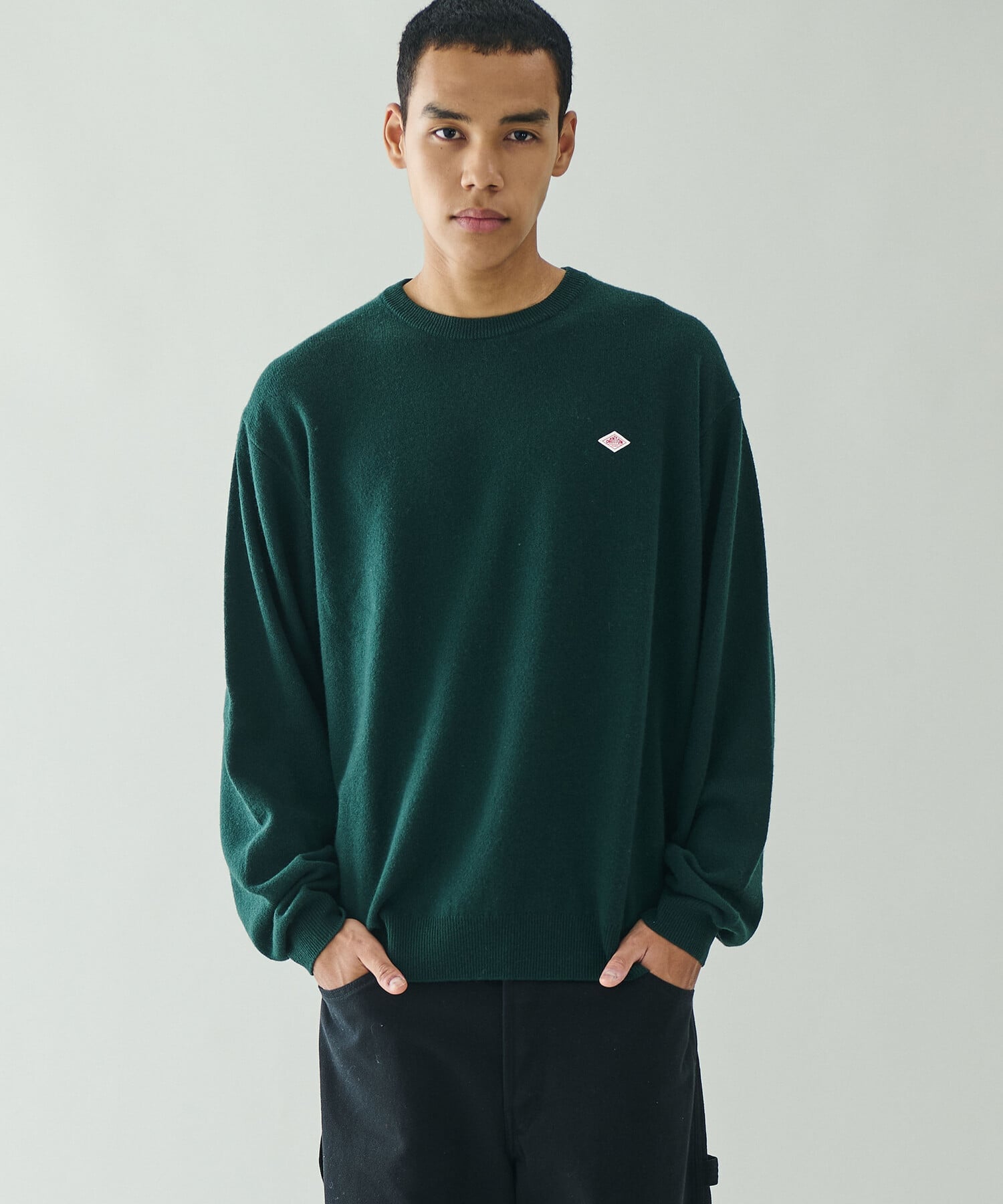 Bshop｜DANTON | ラムウール クルーネックニットプルオーバー MEN