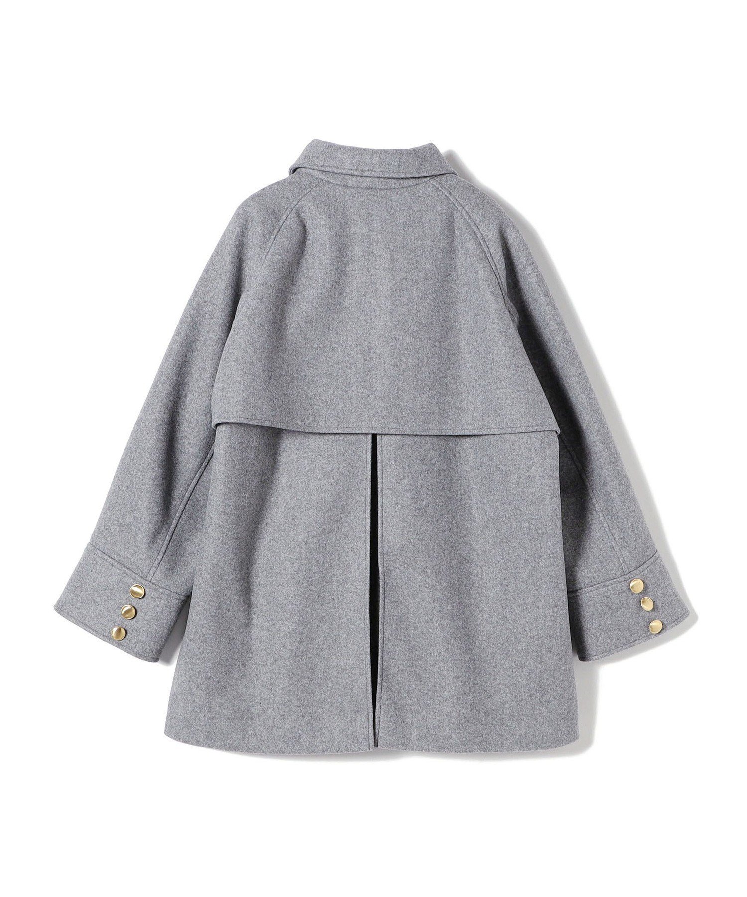 シップス　ウール ライク ジャージー メルトン　2WAY Pコート SHIPS｜【WEB限定】<手洗い可能>ウール ライク ジャージー メルトン