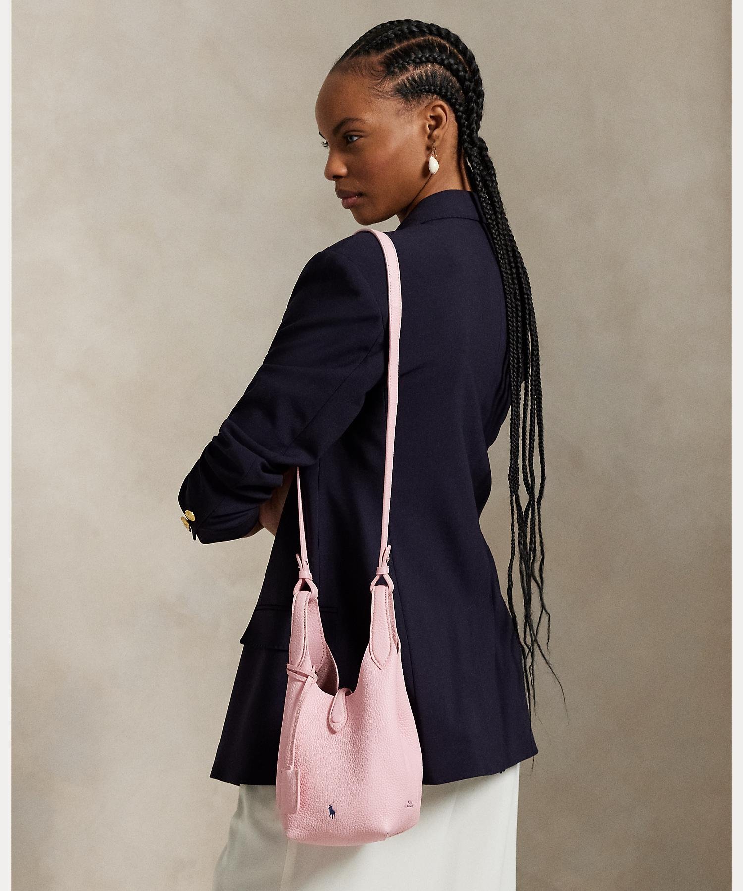 RALPH LAUREN｜Polo Play レザー スモール トート & クロスボディ