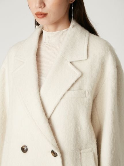 FRAY I.D｜オーバーサイズウールシャギージャコット | Rakuten Fashion