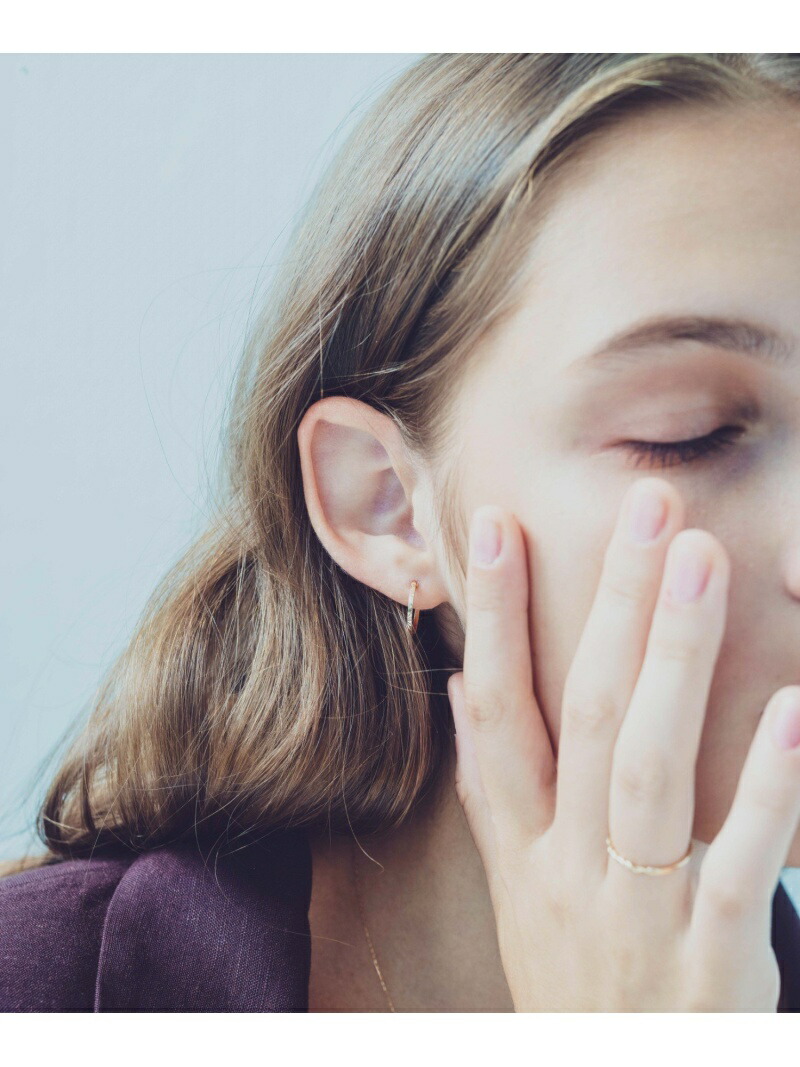 ete｜K10YG クレール カット ピアス | Rakuten Fashion(楽天