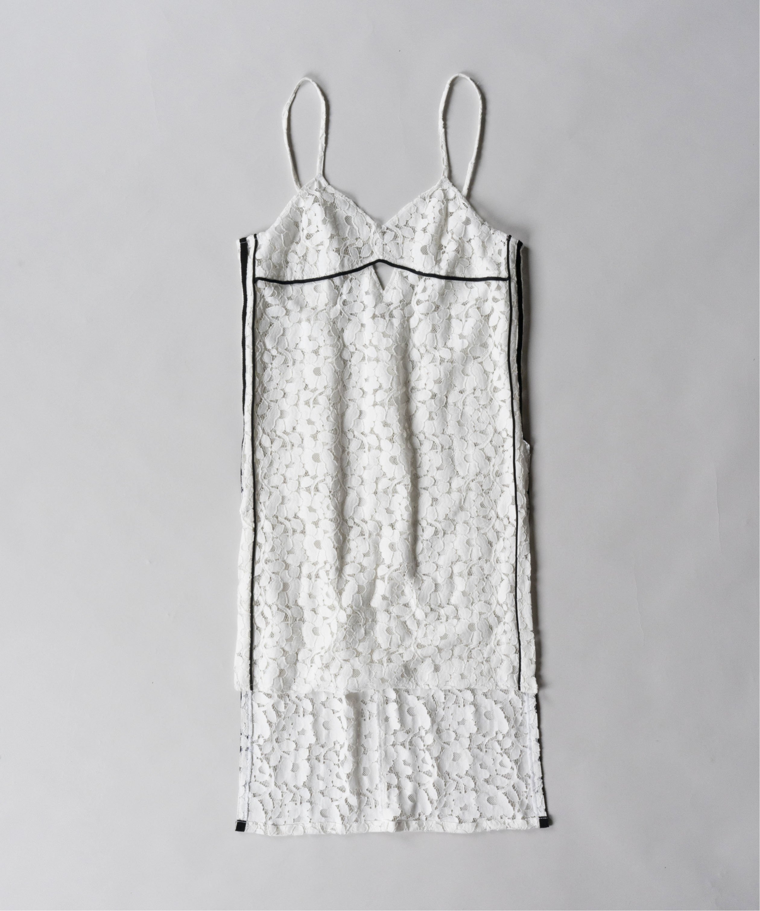 MAISON SPECIAL｜サイドラインレースキャミチュニック【MAISON SPECIAL