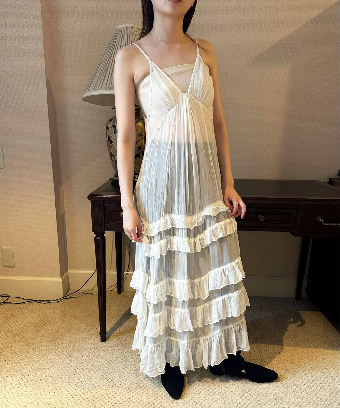 EDIT.FOR LULU｜ティアード キャミソールドレス | Rakuten Fashion