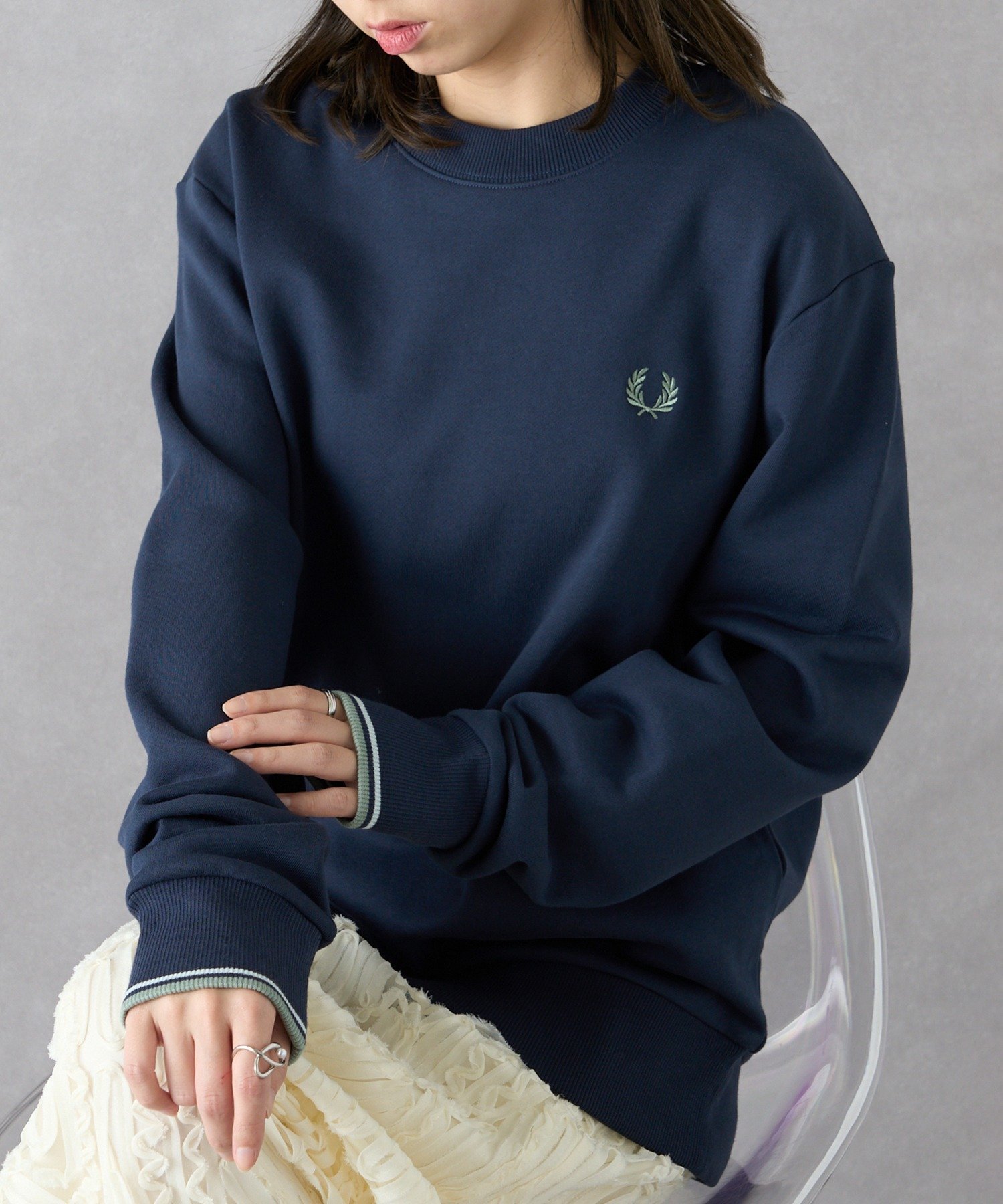 Cassette Chart｜FRED PERRY/Crew Neck SweatShirt/フレッドペリー