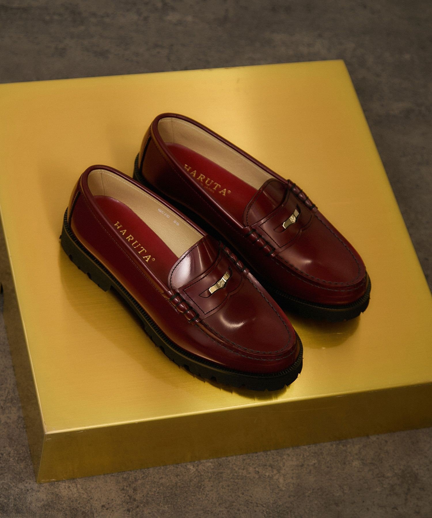 SALON adam et rope'｜【HARUTA(ハルタ) for SALON】別注ガラスレザー