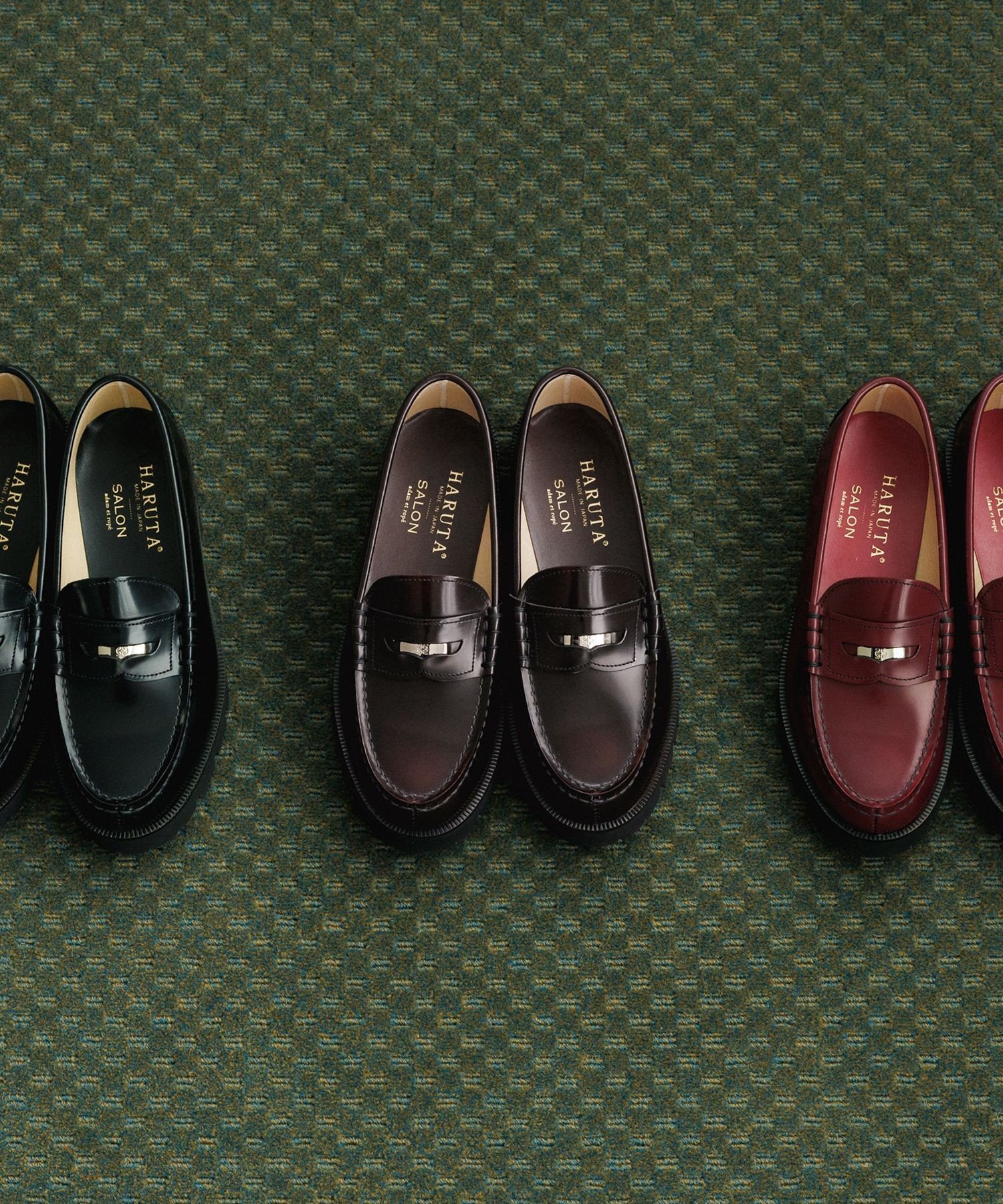 SALON adam et rope'｜【HARUTA(ハルタ) for SALON】別注ガラスレザー