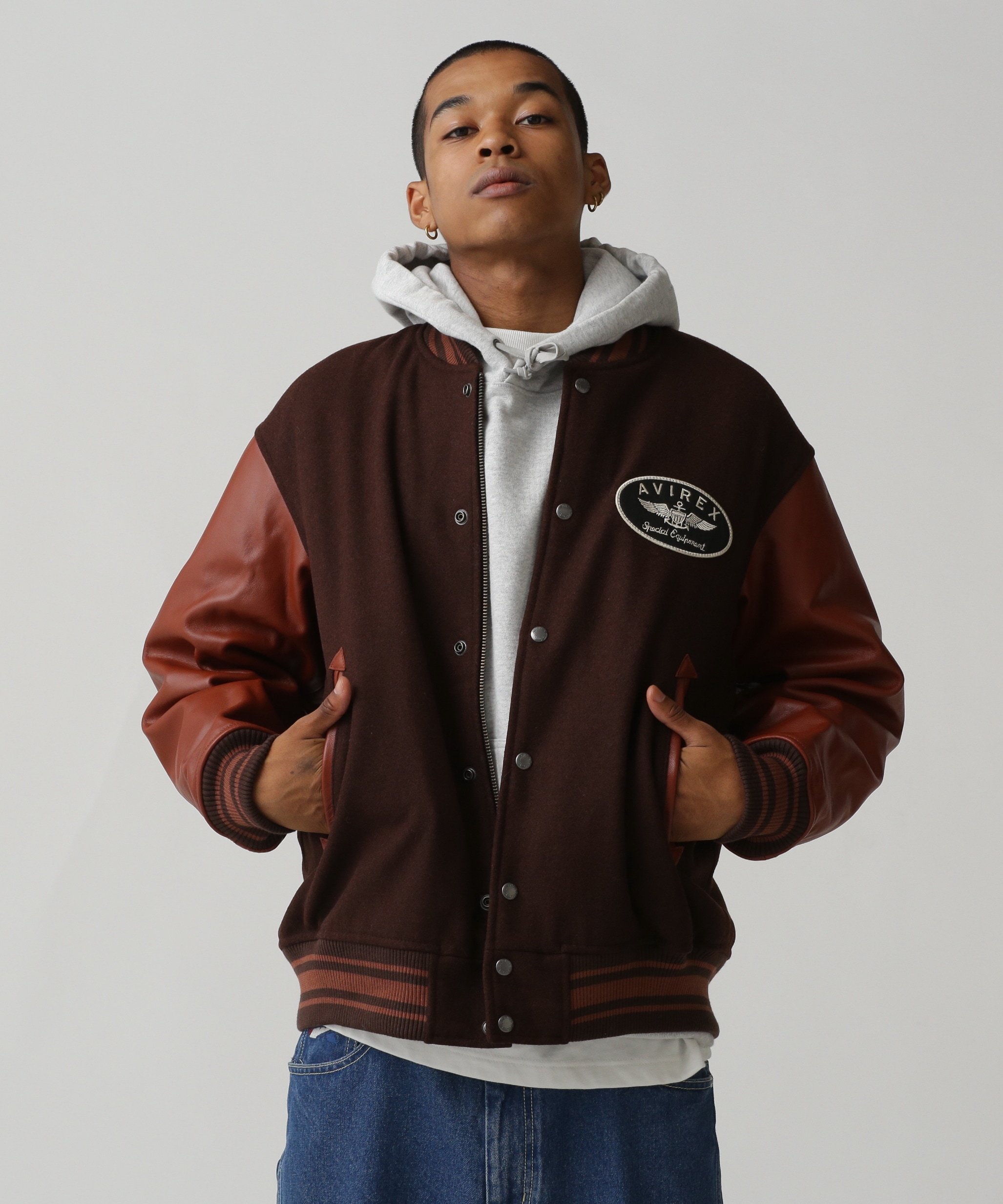 AVIREX｜SUGNATUR VARSITY JACKET / シグネチャー バーシティ