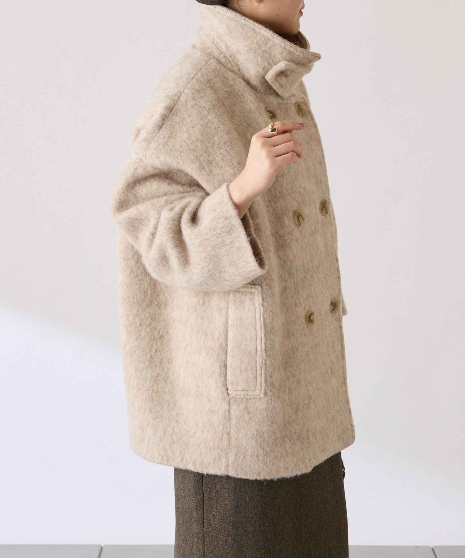 COLLAGE GALLARDAGALANTE｜シャギーコート | Rakuten Fashion(楽天