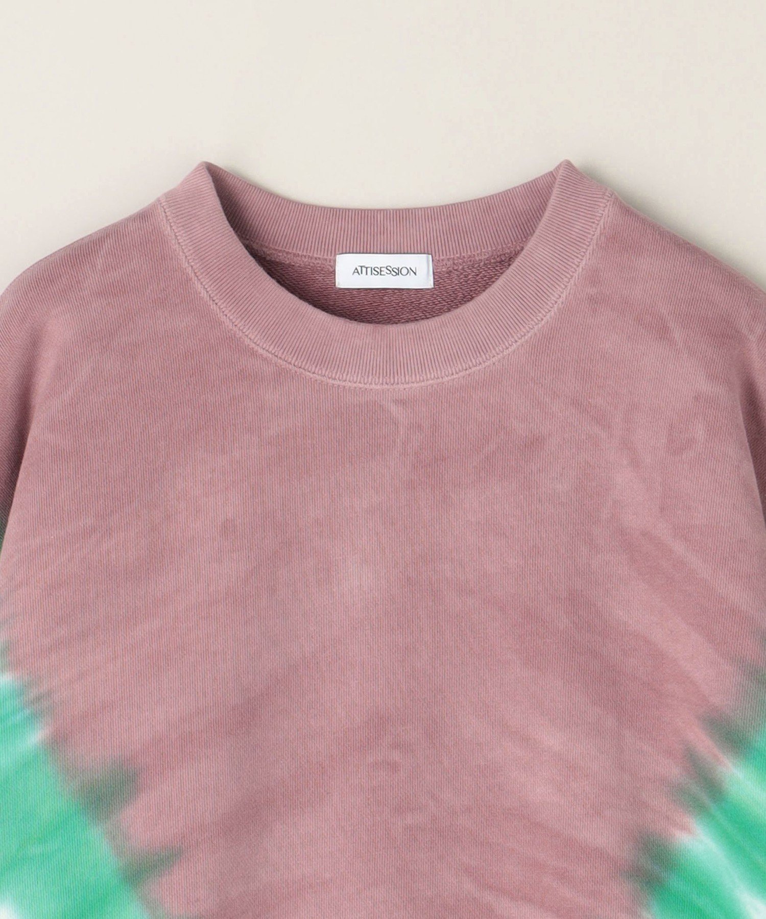 ＜ATTISESSION＞コットン タイダイ スウェット　新品未使用 ATTISESSION＞コットン タイダイ スウェット