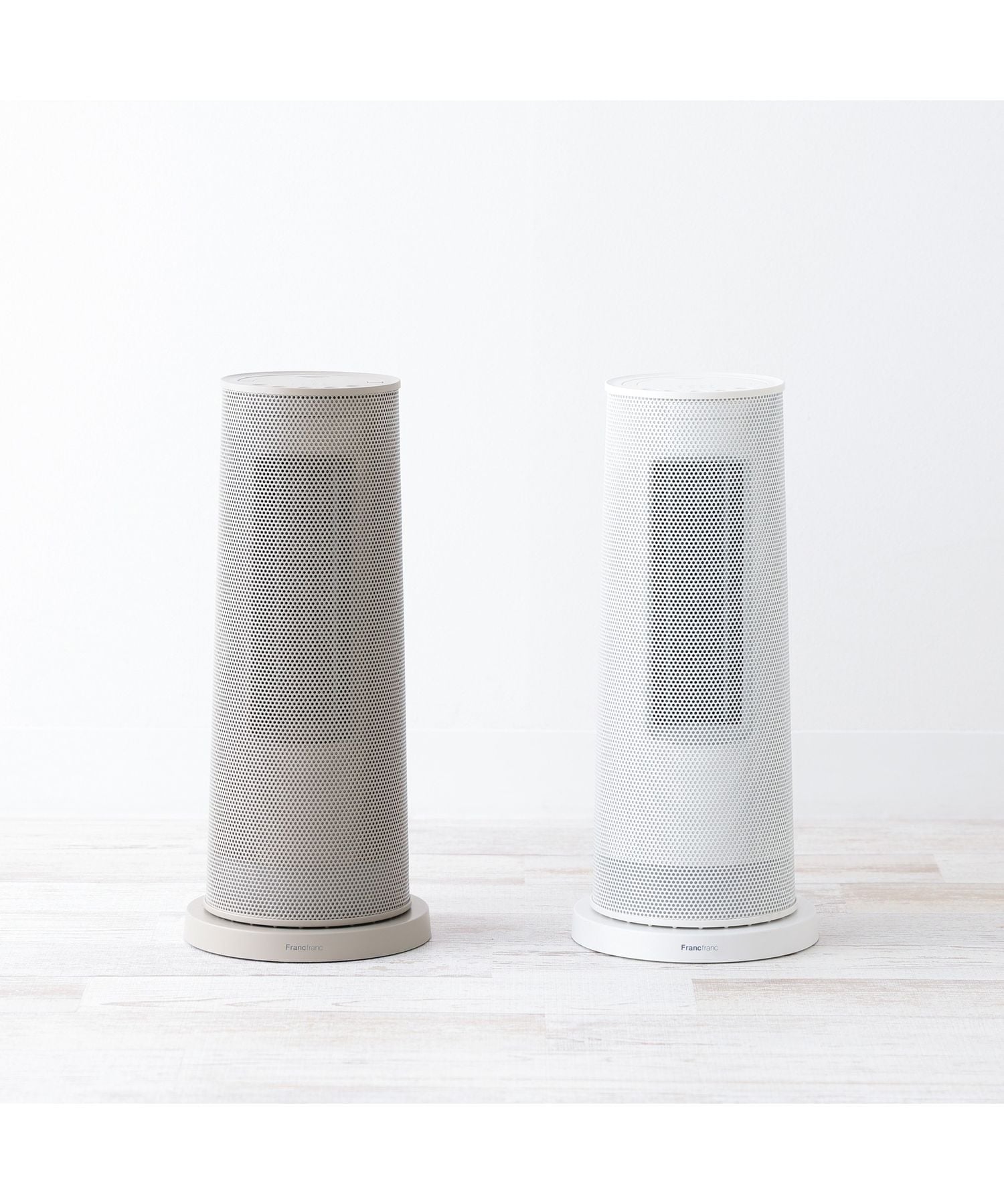 Francfranc｜【首振り】タワーヒーター ホワイト | Rakuten Fashion