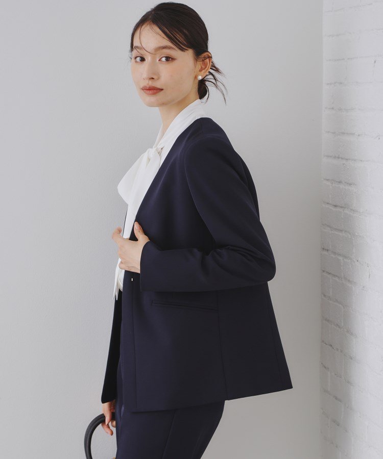 OPAQUE.CLIP｜《通勤・セレモニー/セットアップ対応》Vネック