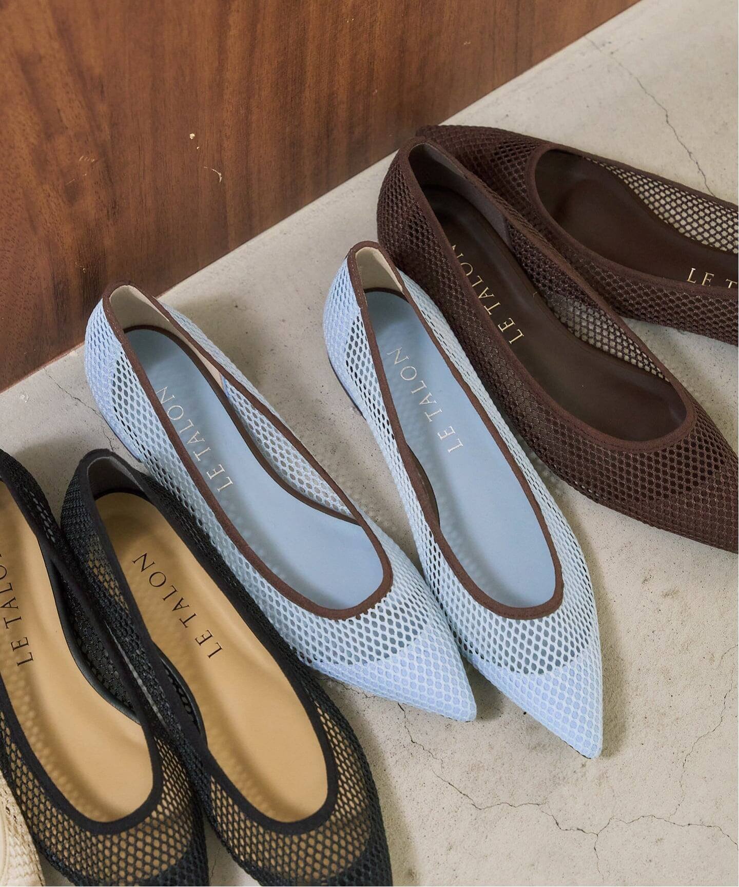 LE TALON｜《追加予約2》ポインテッドネットフラット | Rakuten