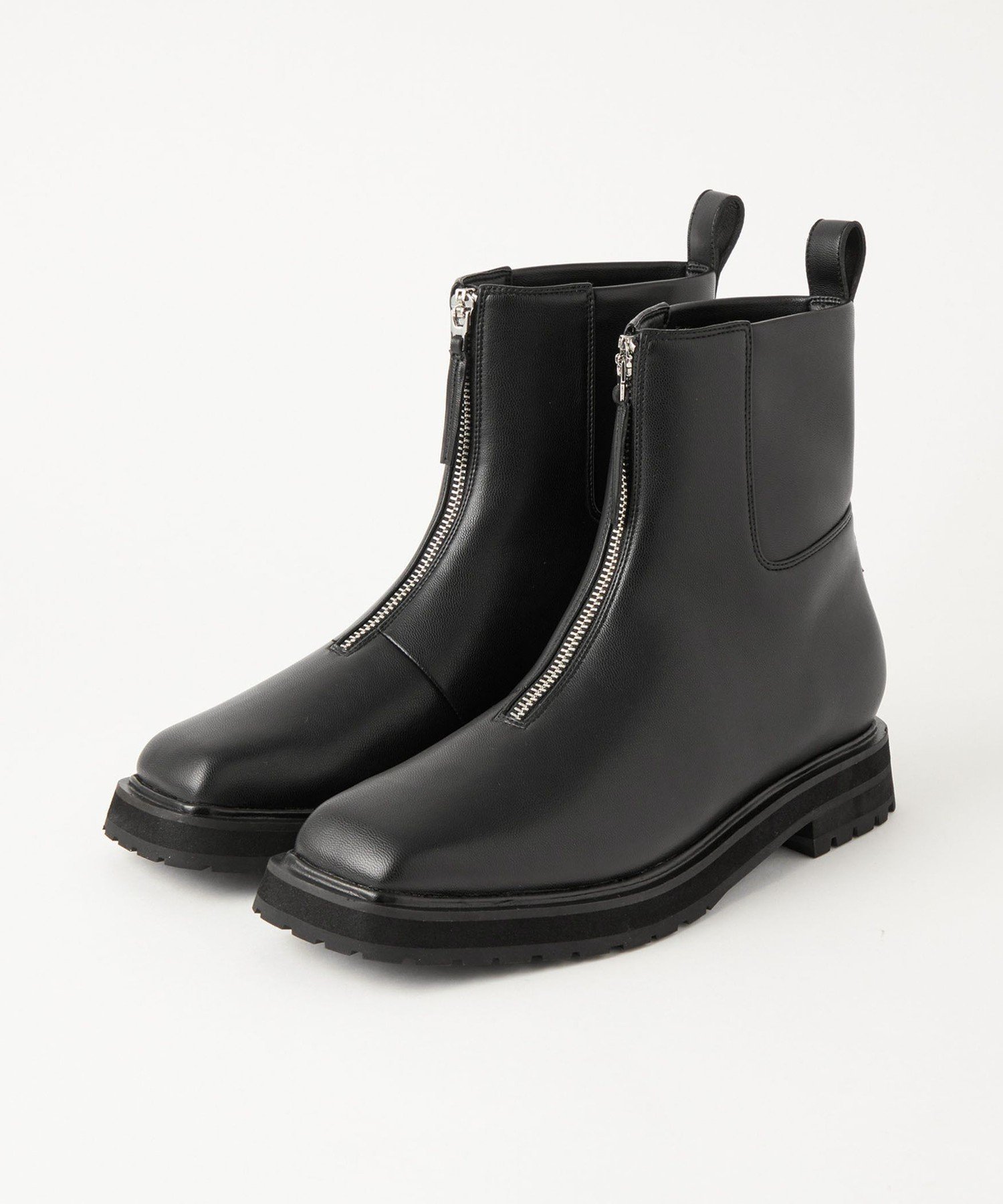 UNITED ARROWS LTD. OUTLET｜フロントZIP ショートブーツ -撥水