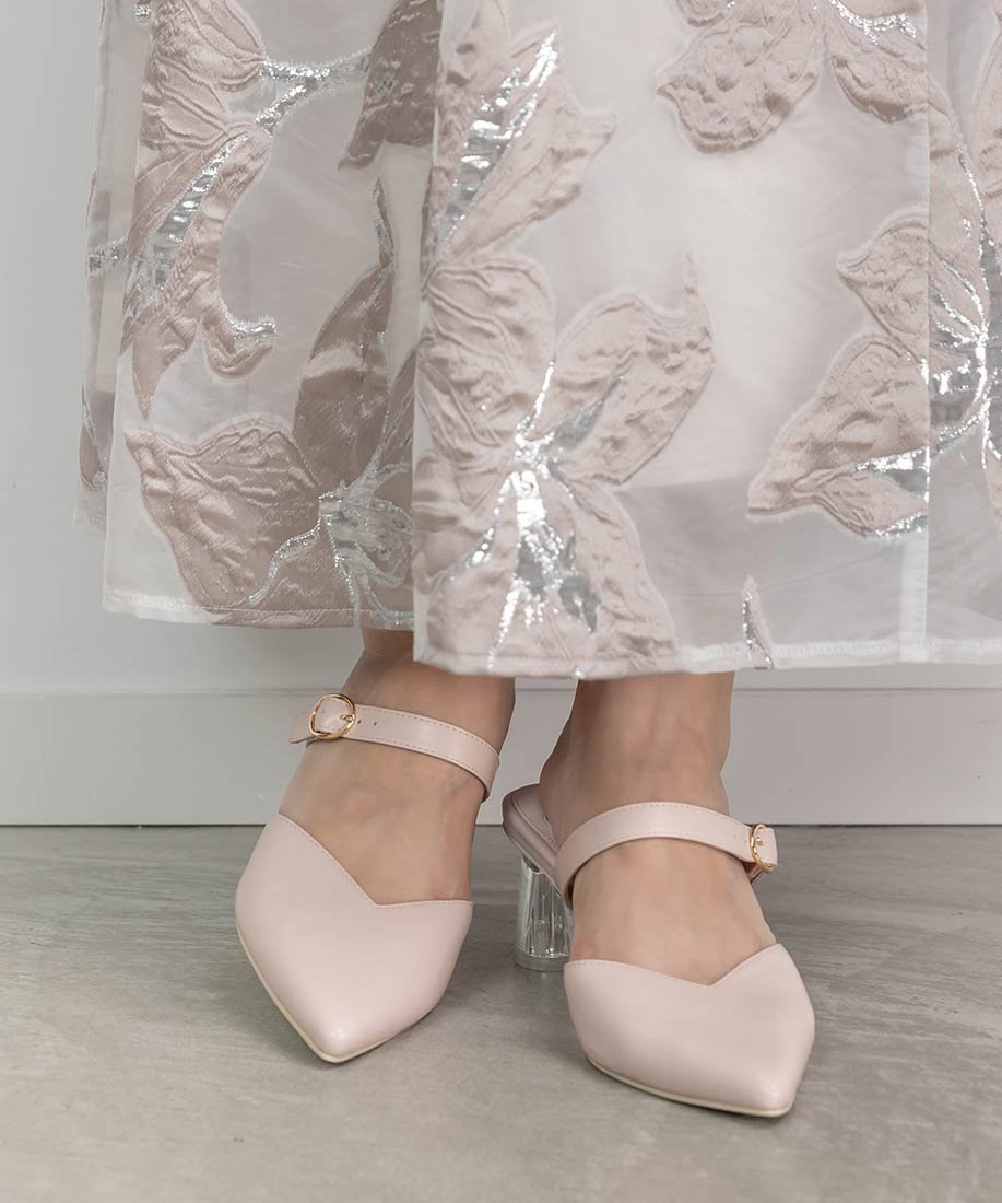 RANDA｜【HEART COLLECTION】2WAYハート刺繍リボンミュール | Rakuten