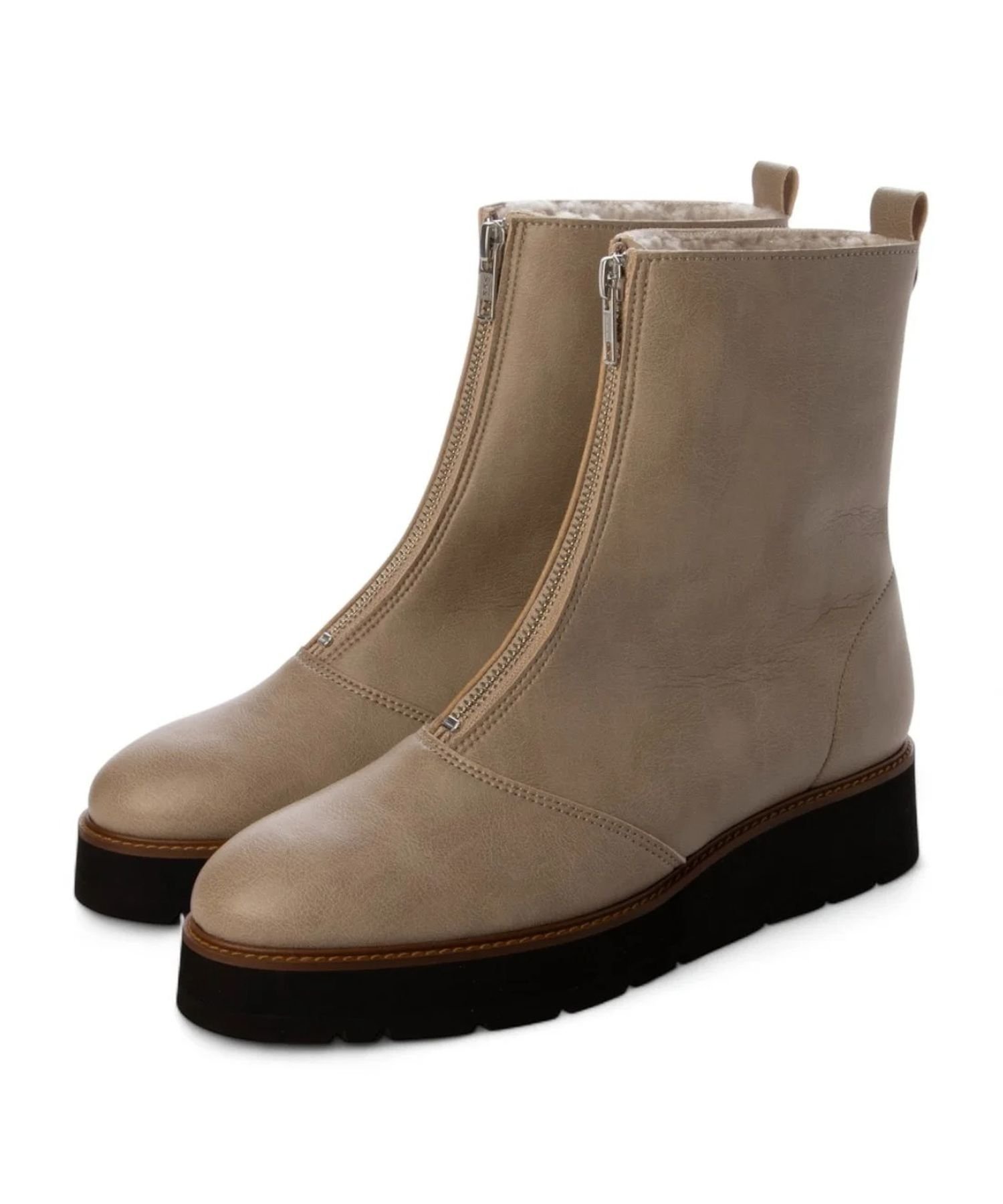 Mode et Jacomo×ing｜厚底フロントジッパーブーツ | Rakuten Fashion