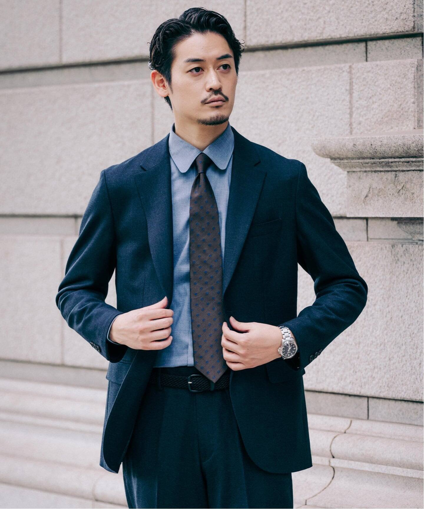 EDIFICE｜SUPER 120's ウールサキソニー 2ボタン ジャケット