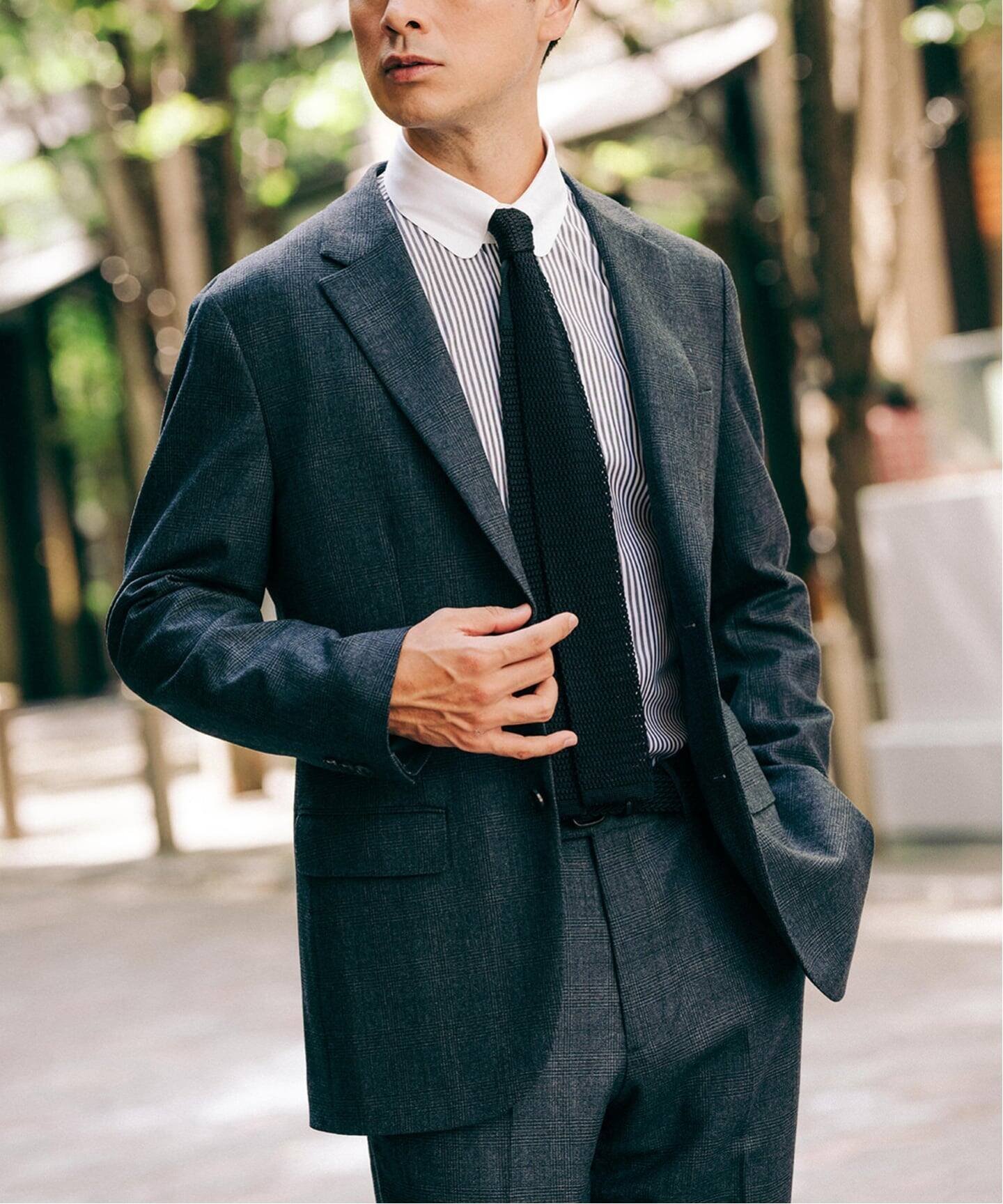 EDIFICE｜SUPER 120's ウールサキソニー 2ボタン ジャケット