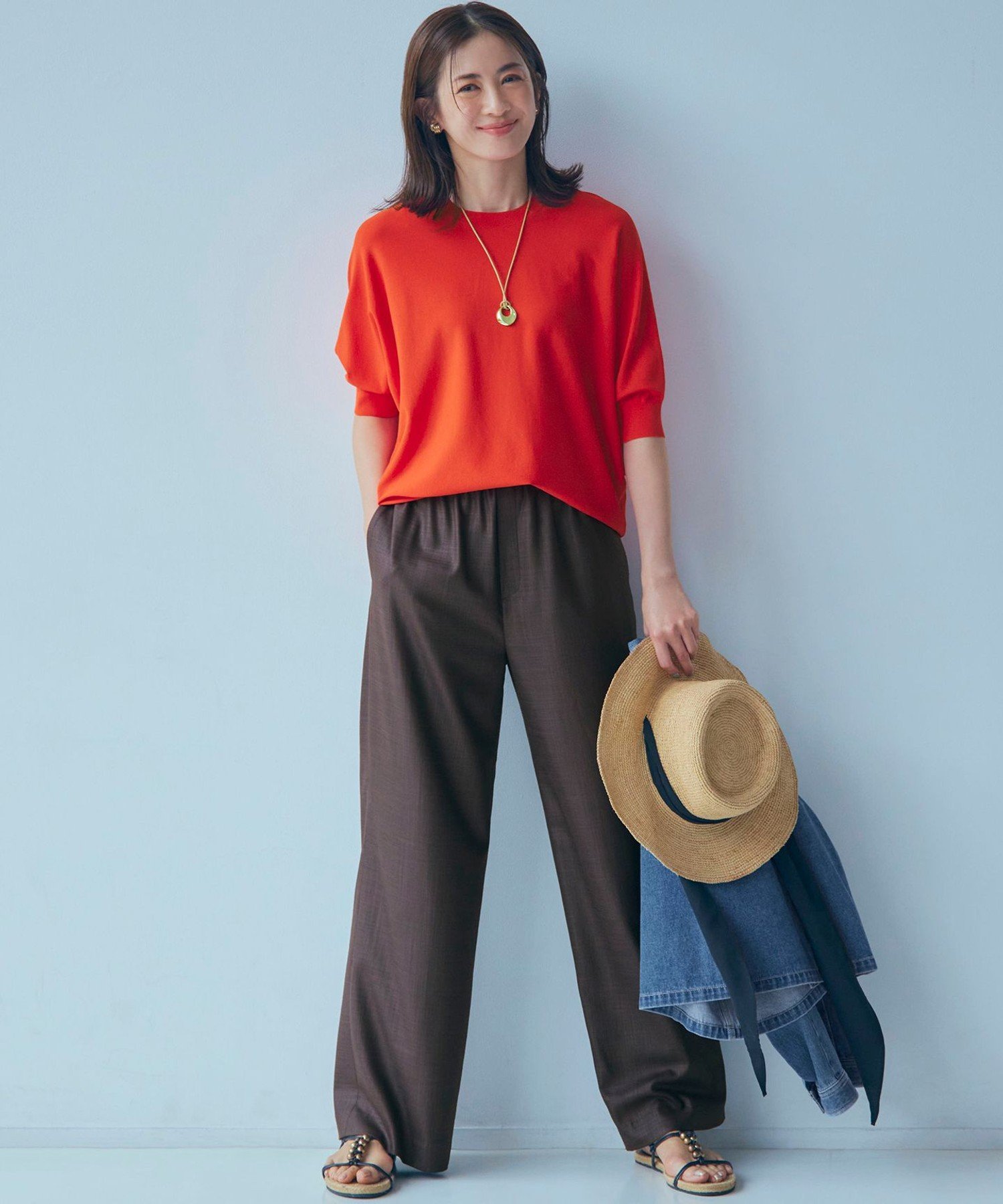 23区｜【Oggi8月号掲載/UVケア】ラフィア リボン ハット | Rakuten