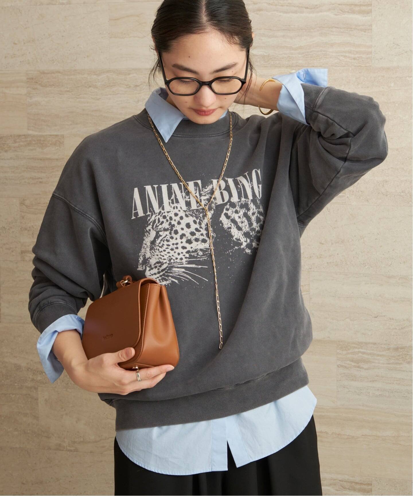 plage｜ANINE BING / アニービン SPENCER SWEATSHIRT LEOPARD